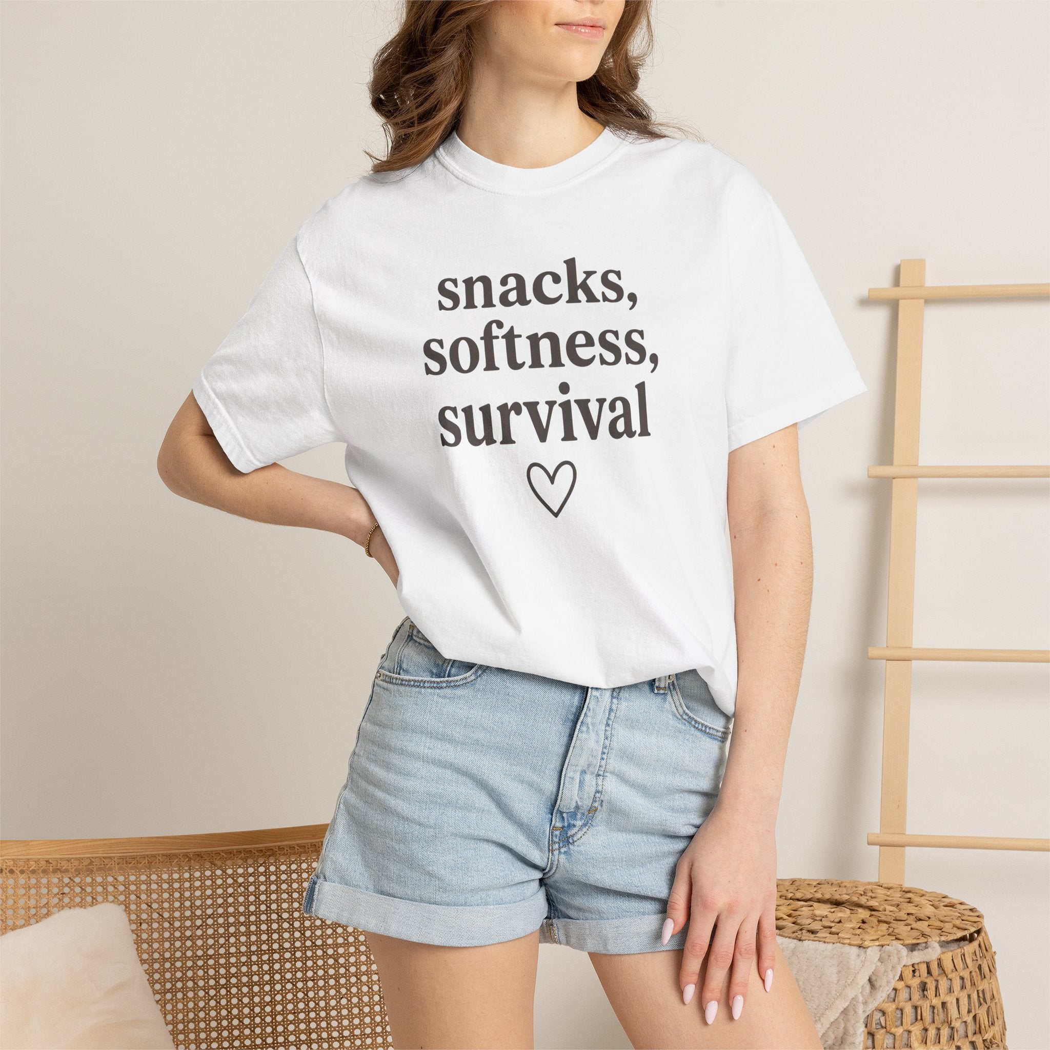 Snacks Softness Survival T-shirt