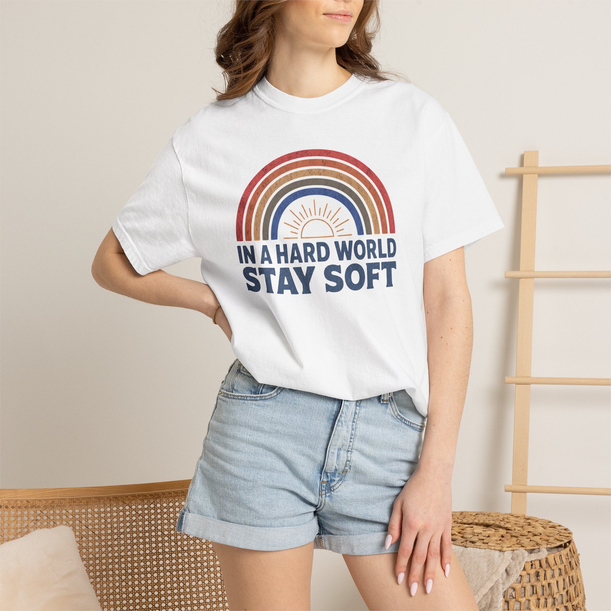 In A Hard World Stay Soft T-shirt