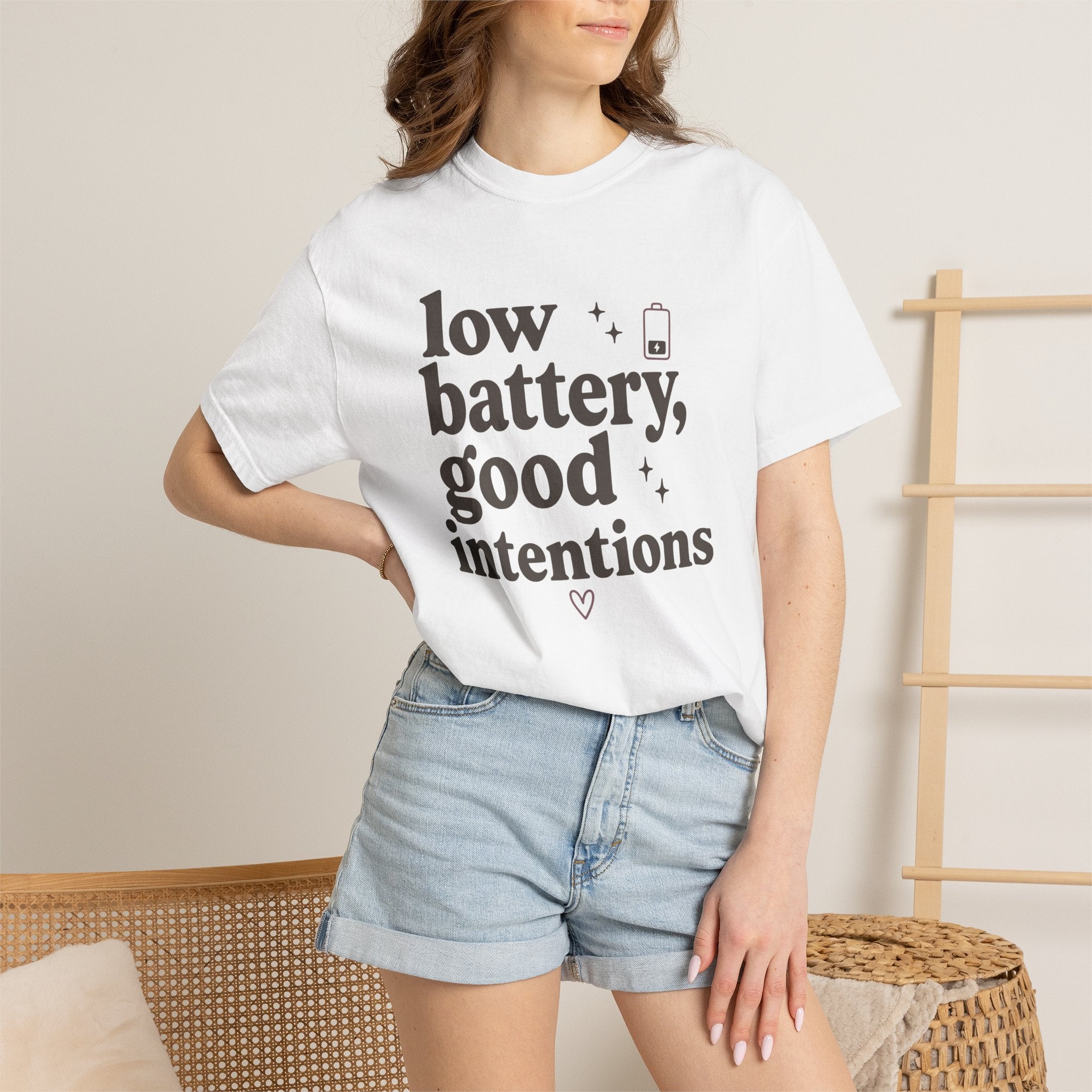 Low Battery Good Intentions T-shirt