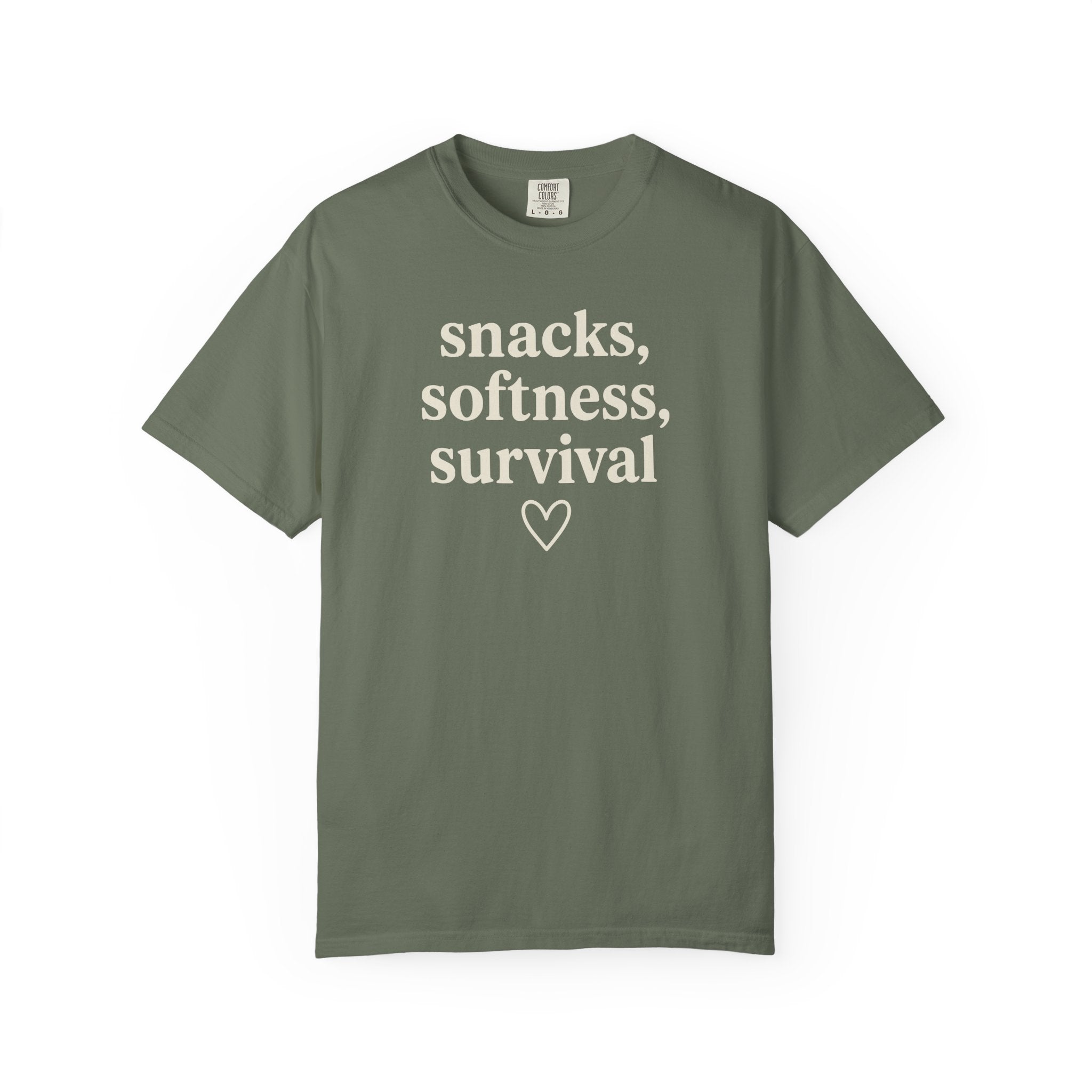 Snacks Softness Survival T-shirt