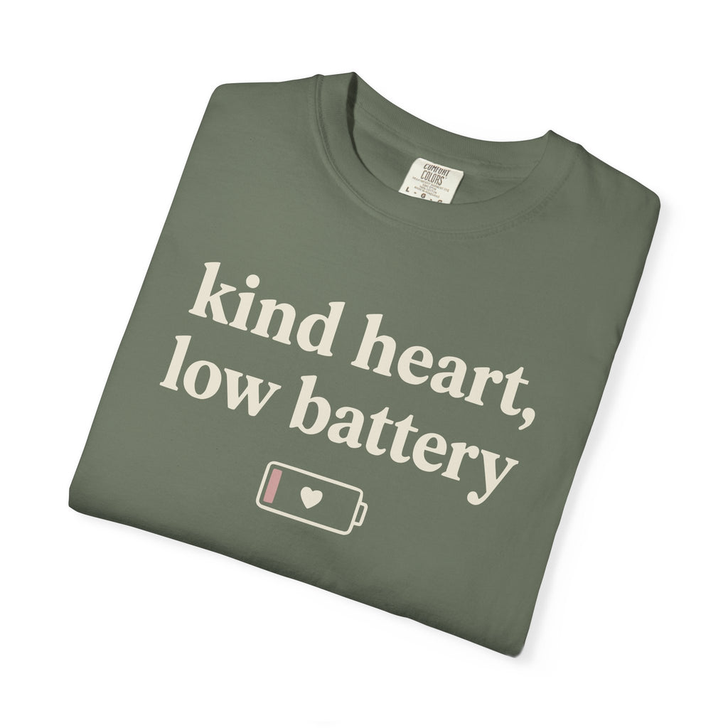 Kind Heart Low Battery T-shirt