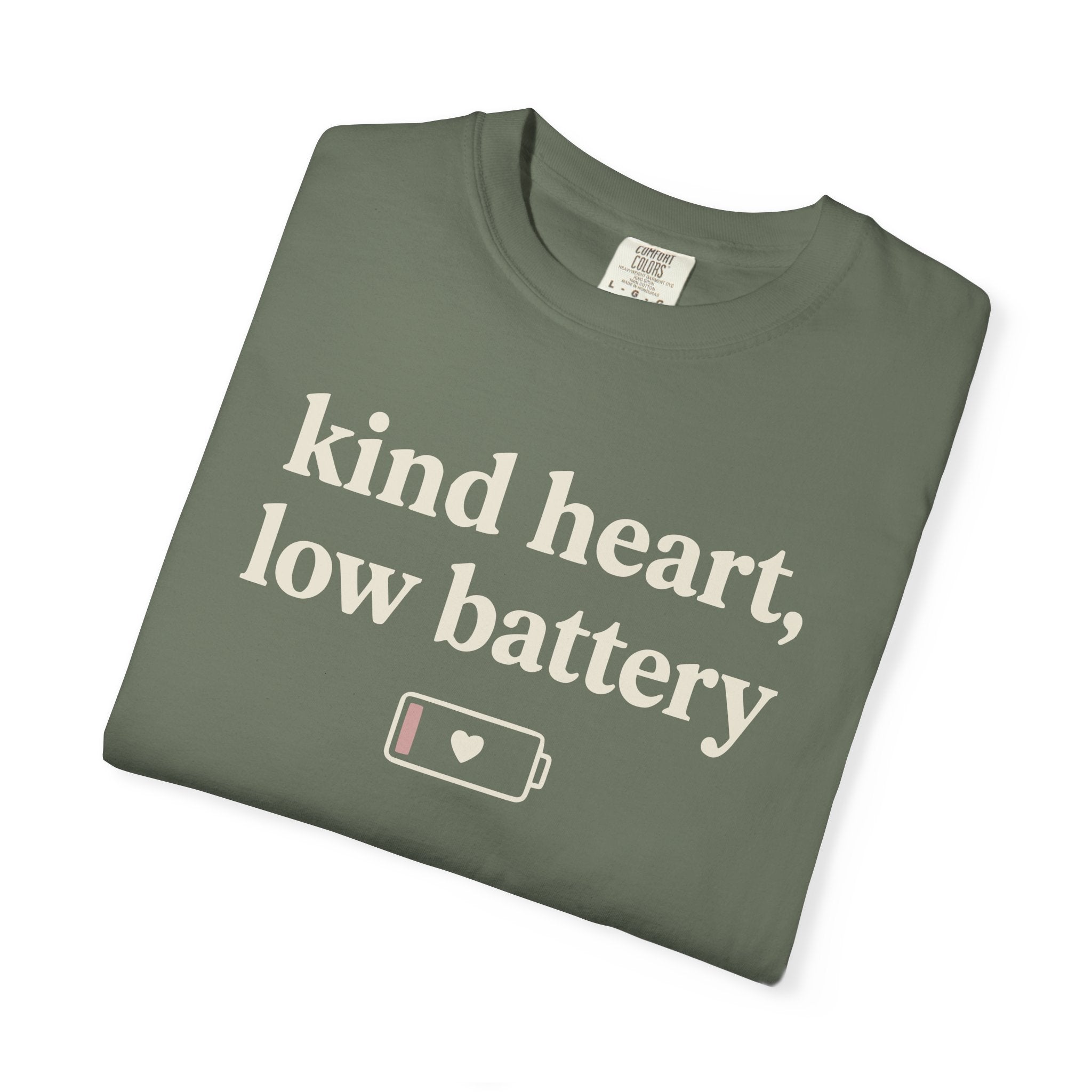 Kind Heart Low Battery T-shirt
