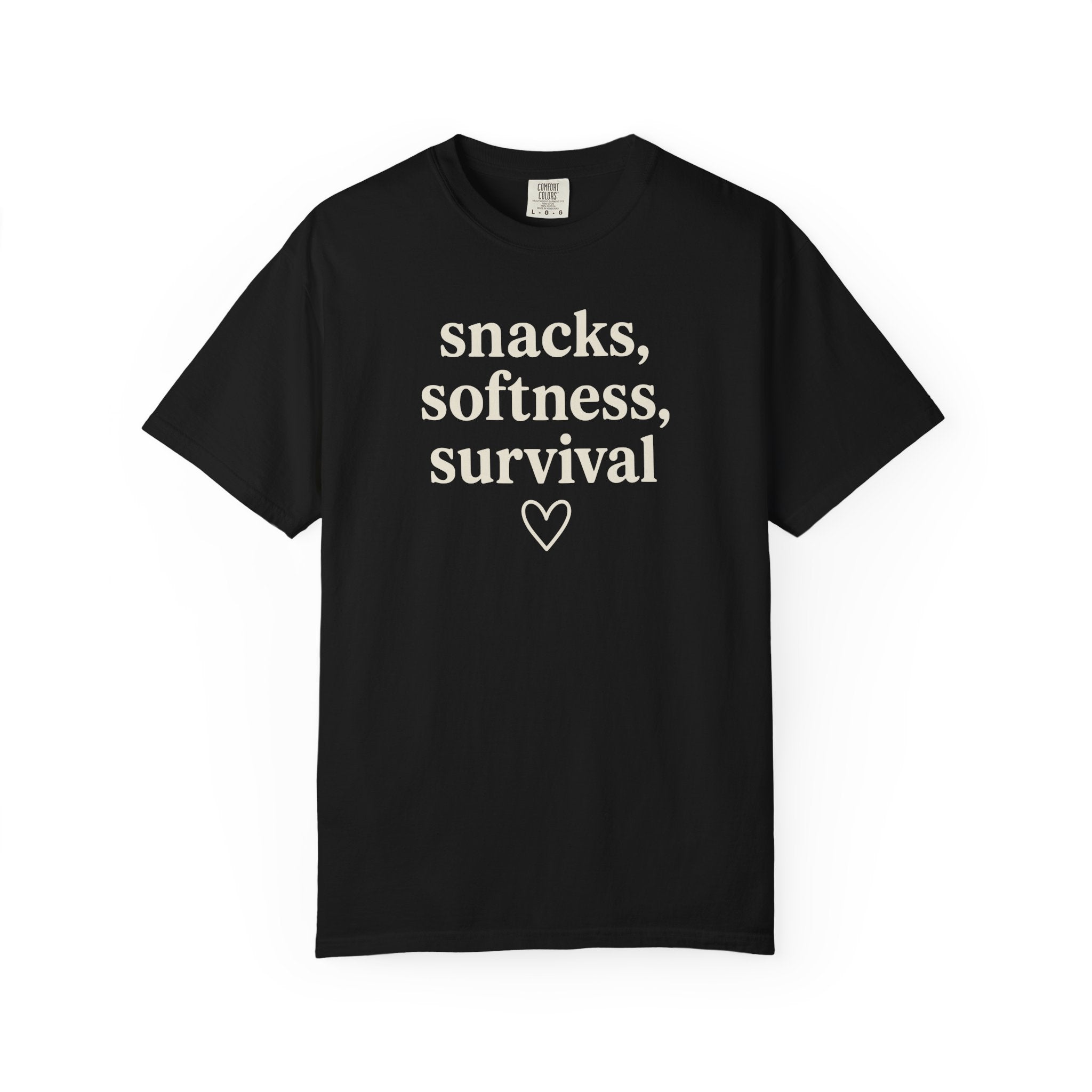 Snacks Softness Survival T-shirt