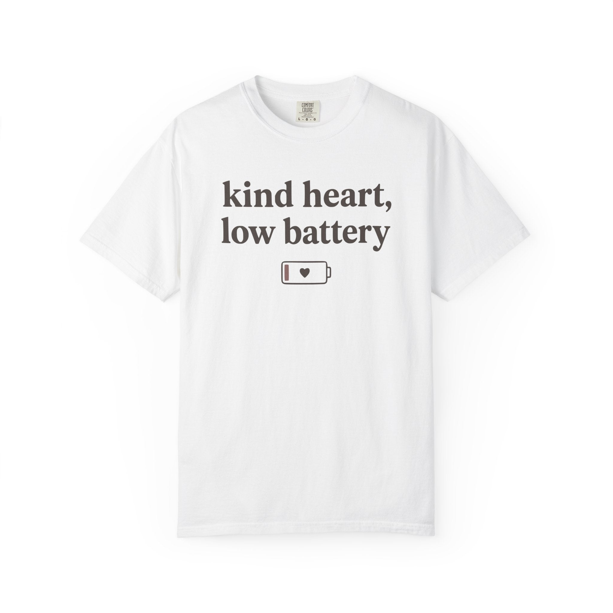 Kind Heart Low Battery T-shirt