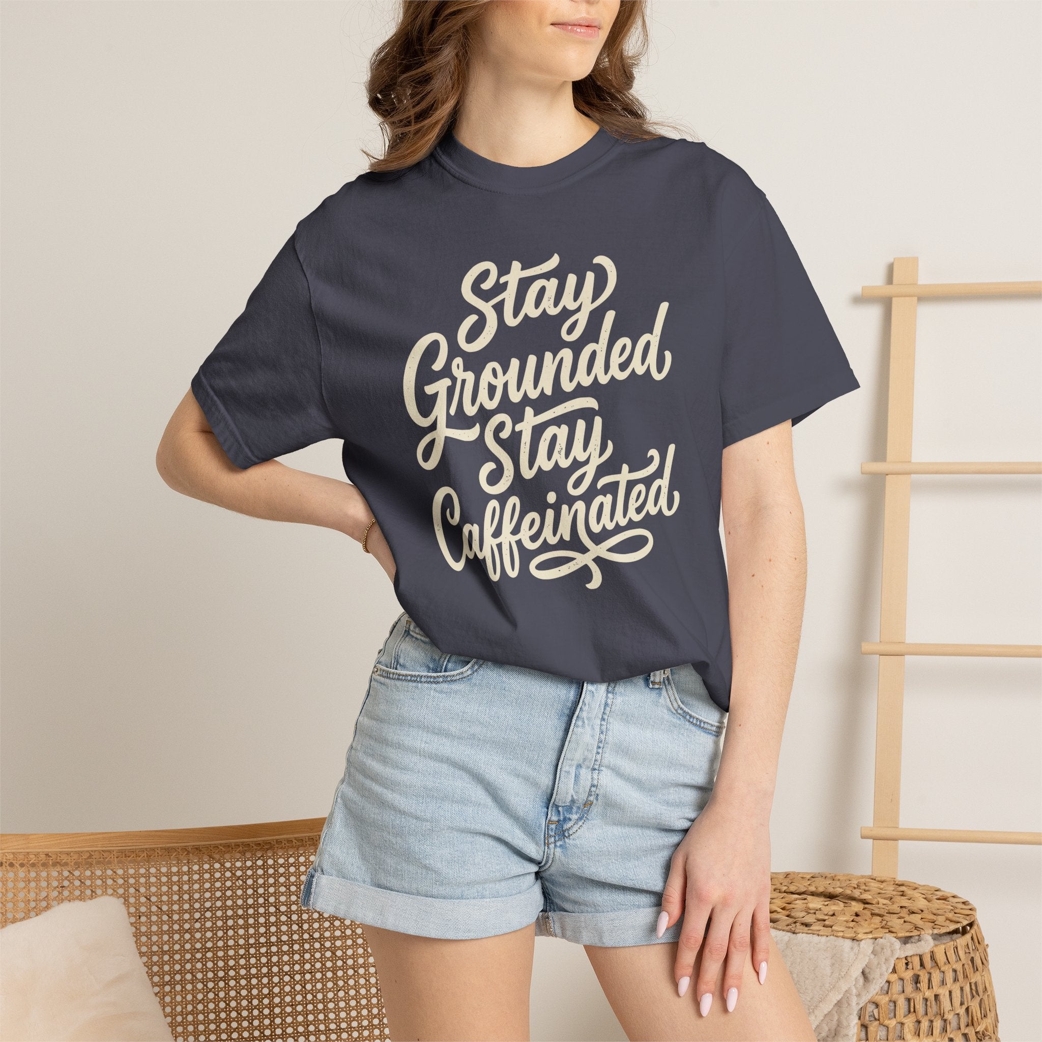 Stay Grounded Stay Caffeinated T-shirt