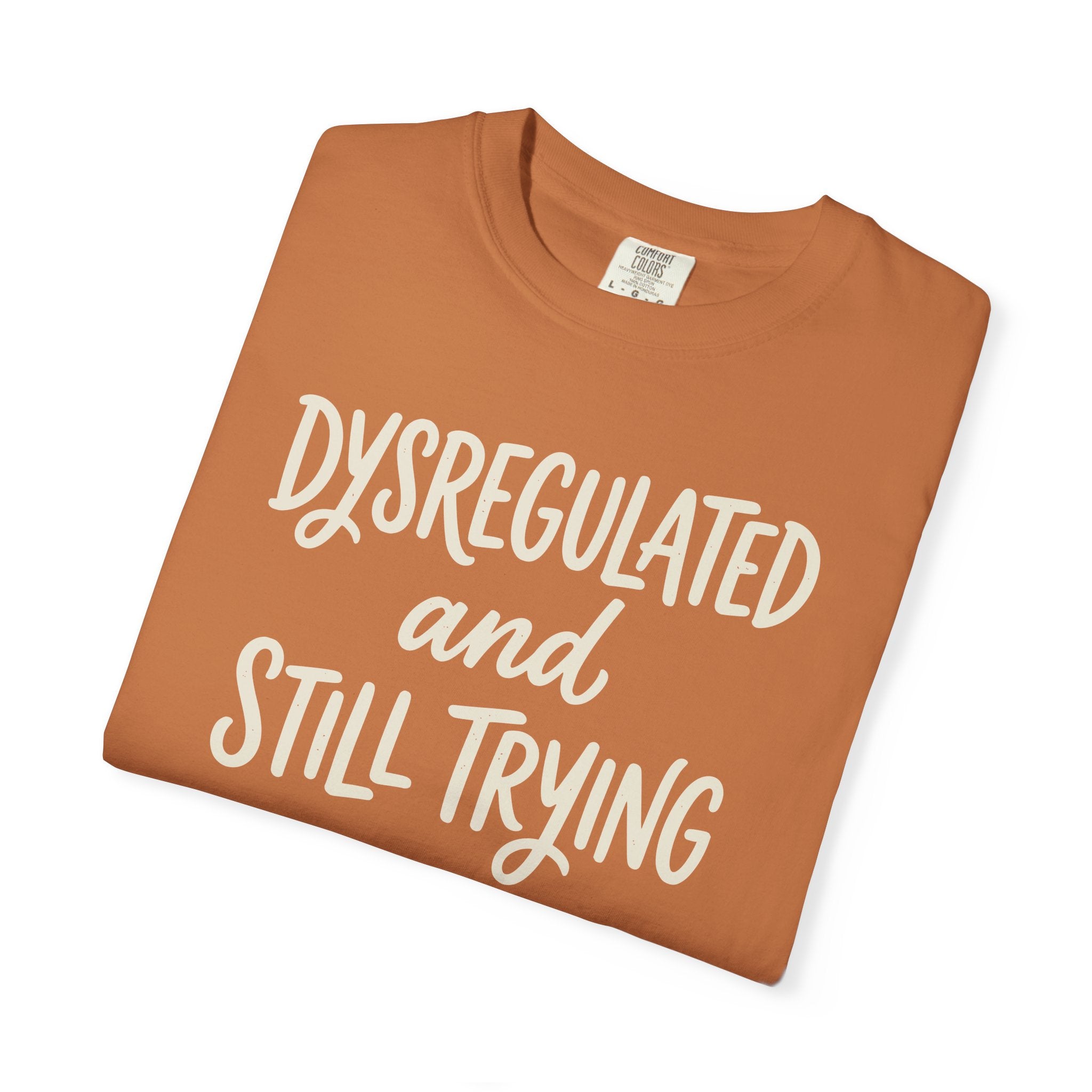 Dysregulated And Still Trying T-shirt