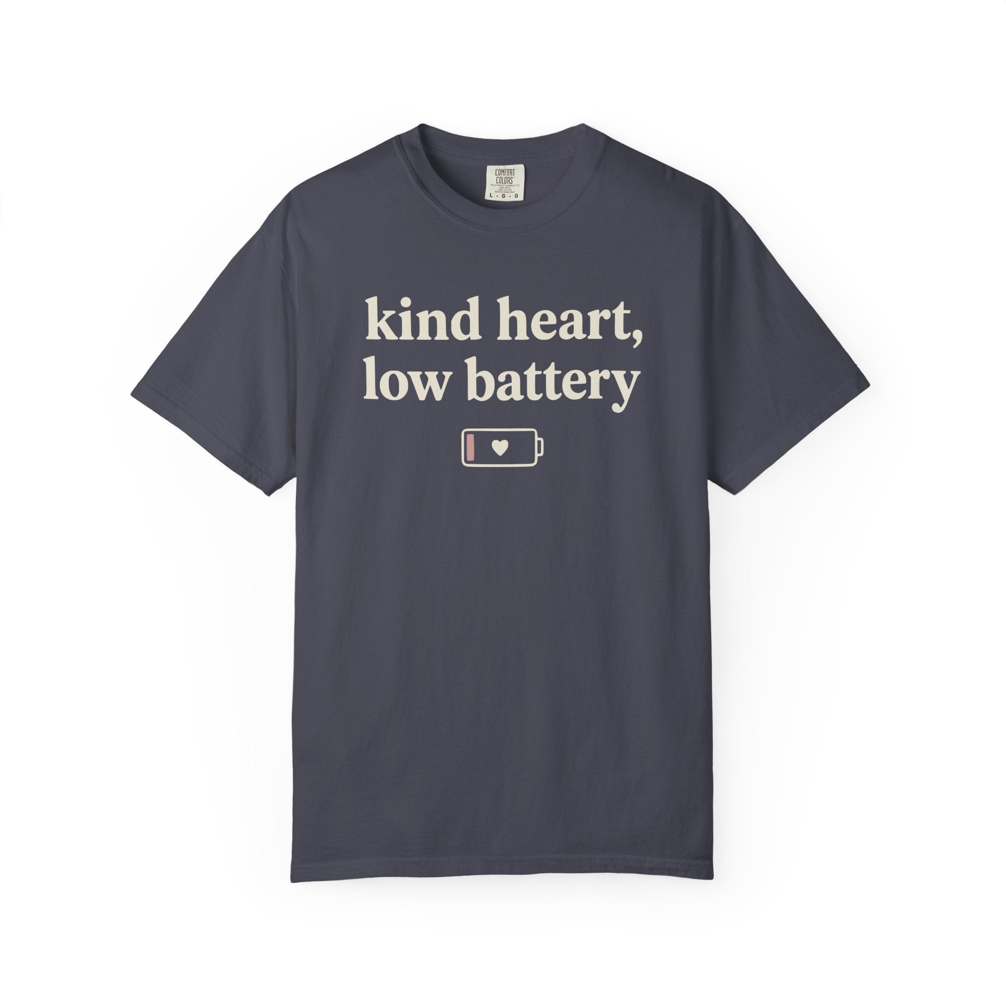 Kind Heart Low Battery T-shirt