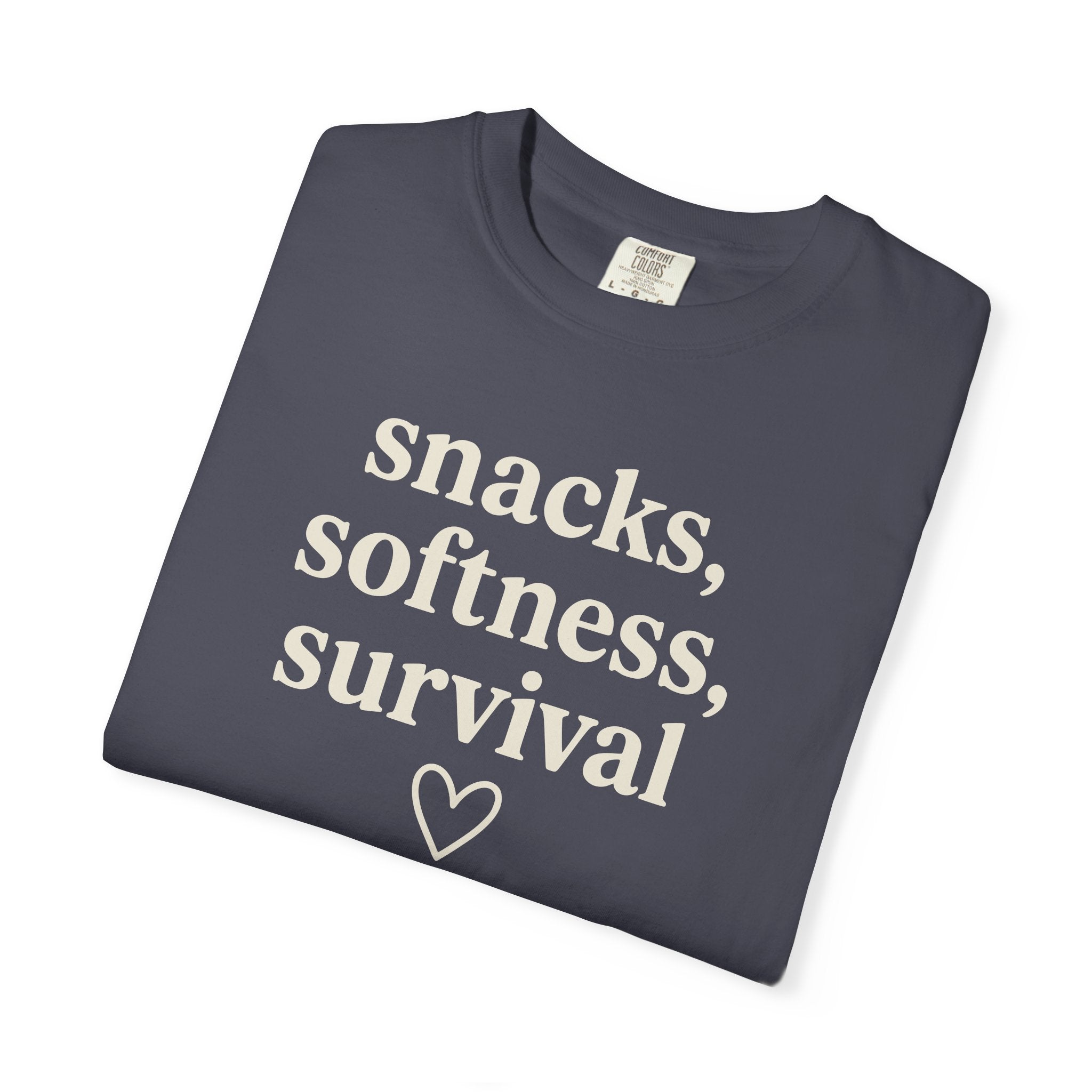 Snacks Softness Survival T-shirt