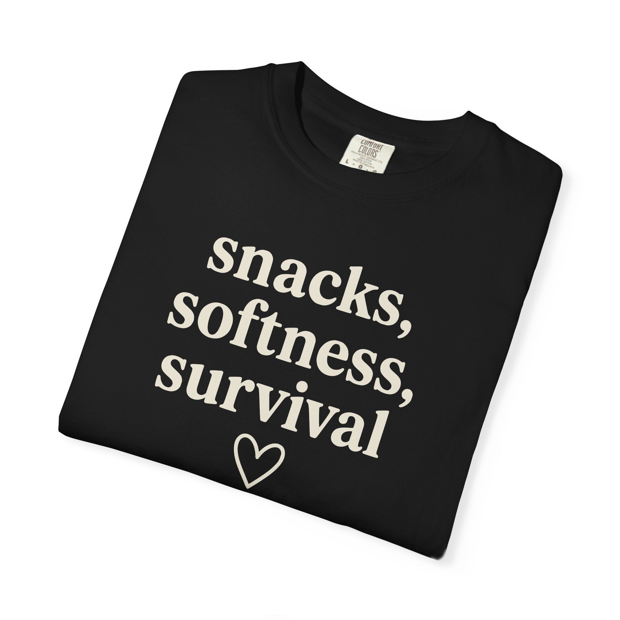 Snacks Softness Survival T-shirt