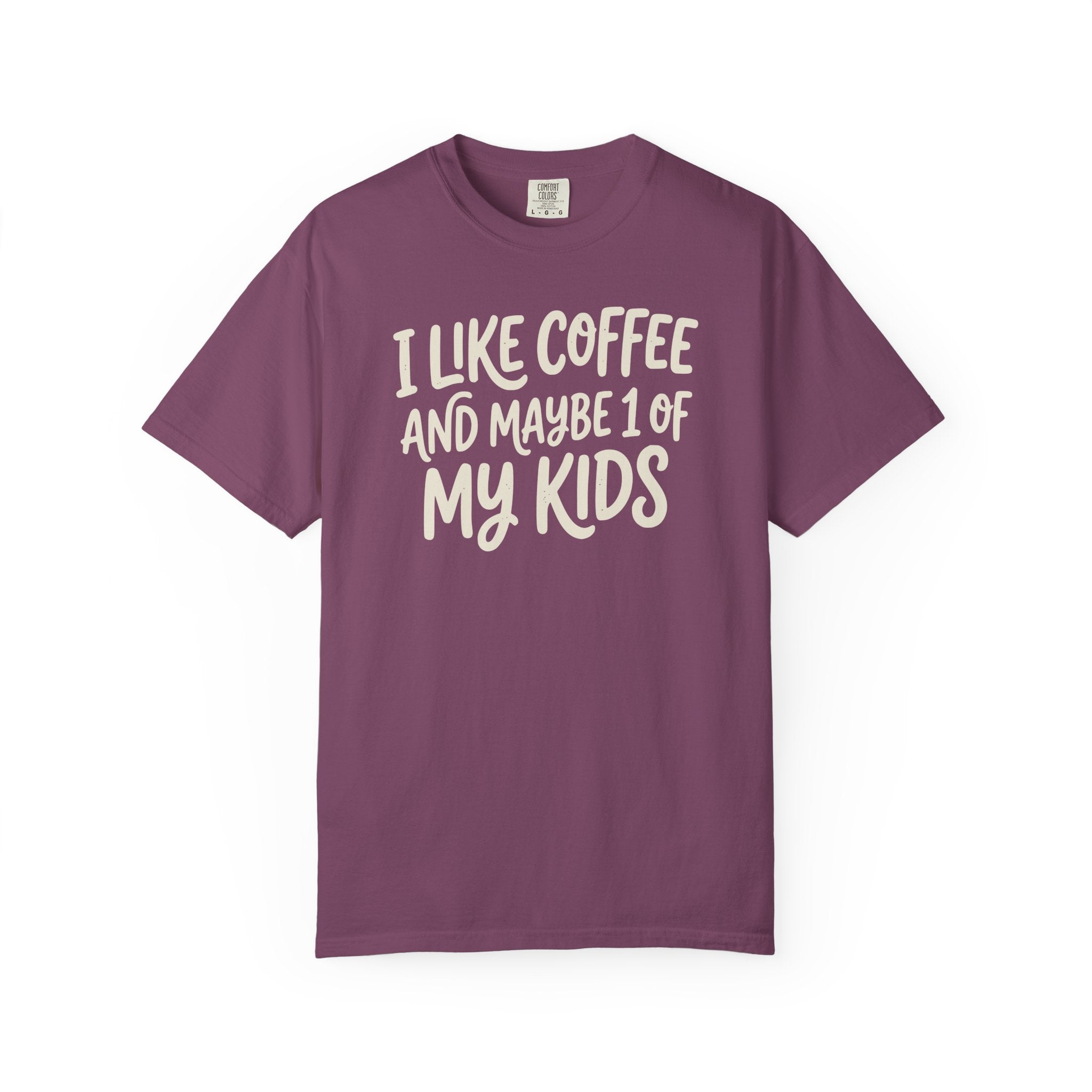 I Like Coffee And Maybe 1 Of My Kids T-shirt