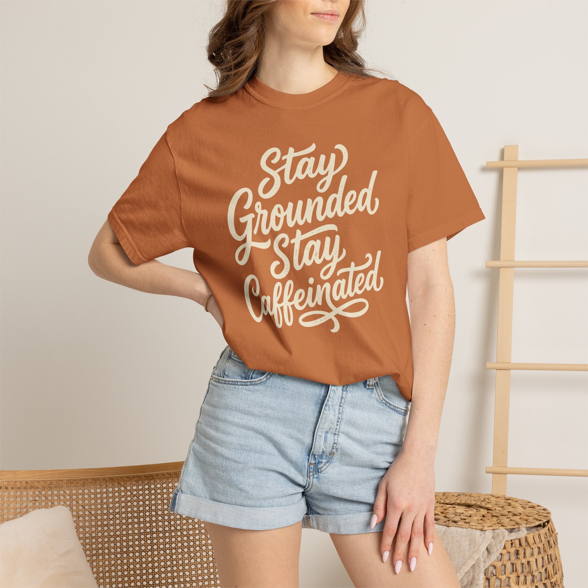 Stay Grounded Stay Caffeinated T-shirt