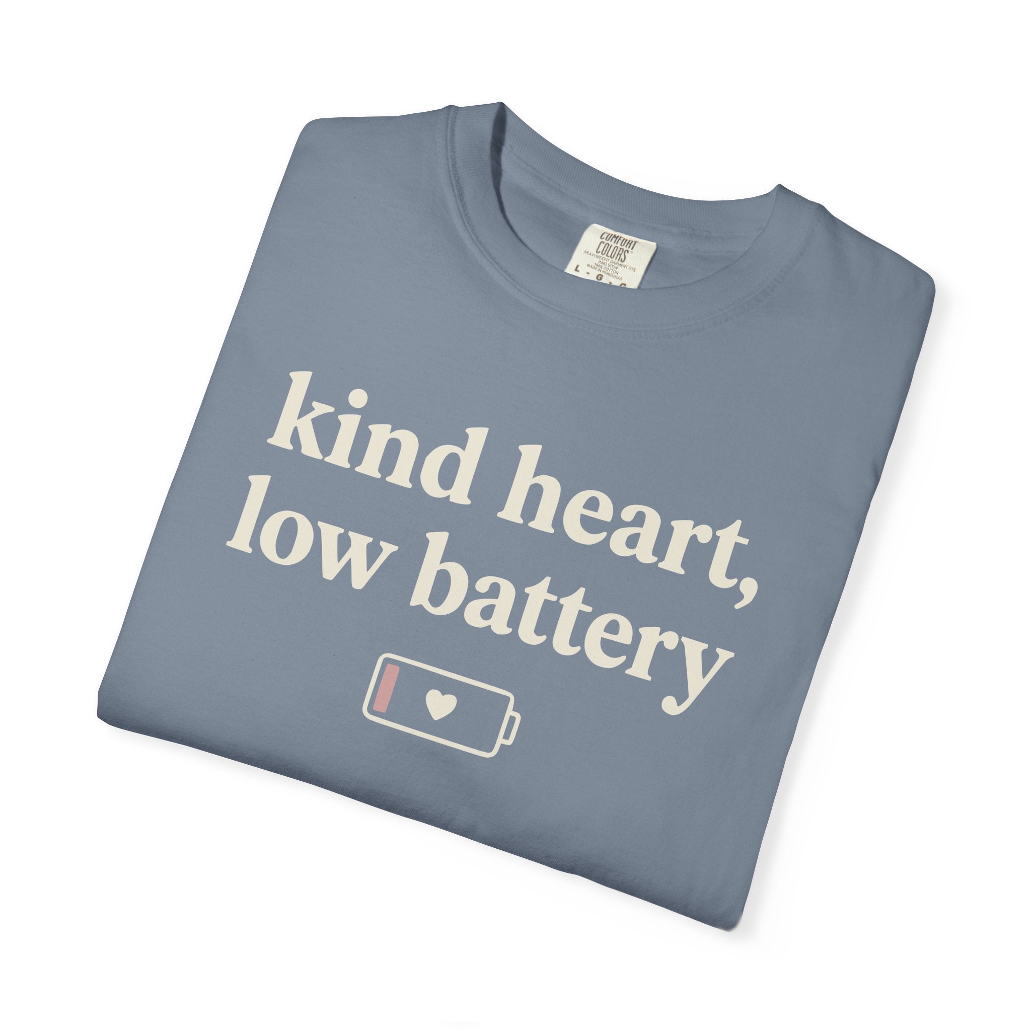 Kind Heart Low Battery T-shirt