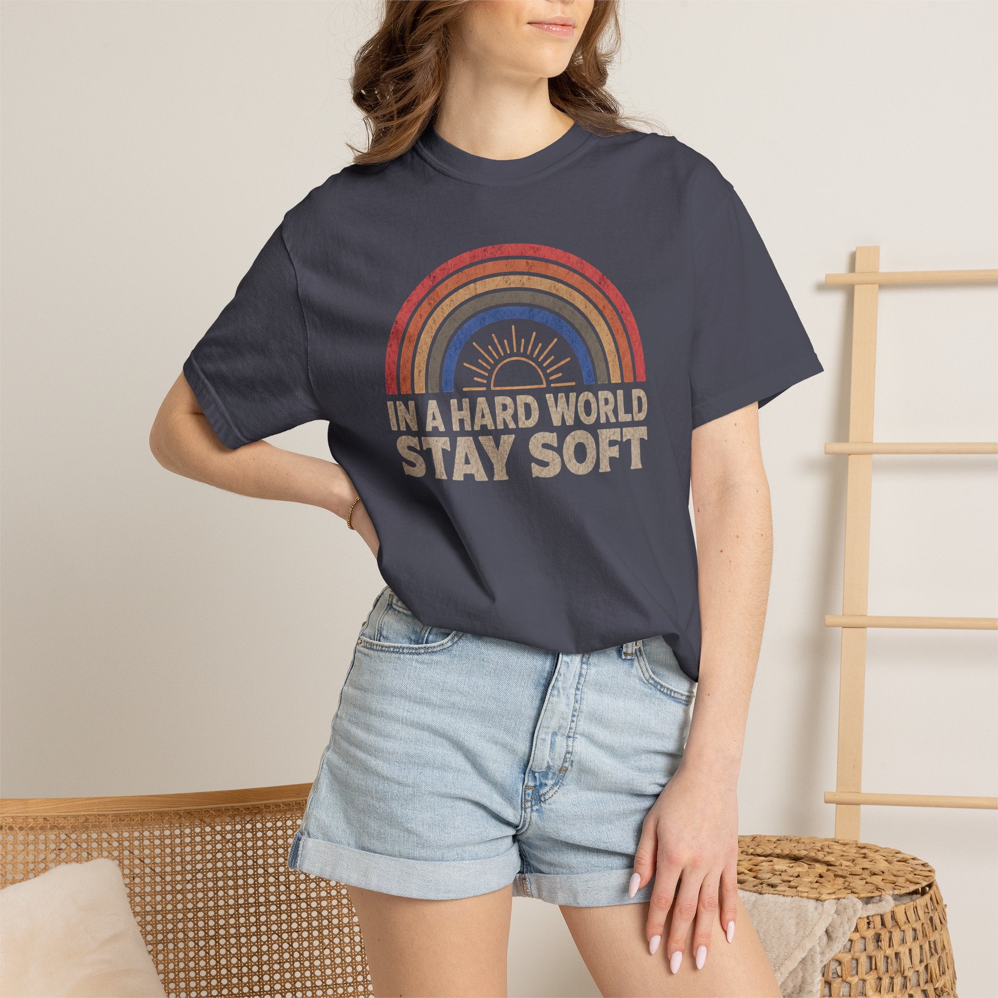 In A Hard World Stay Soft T-shirt