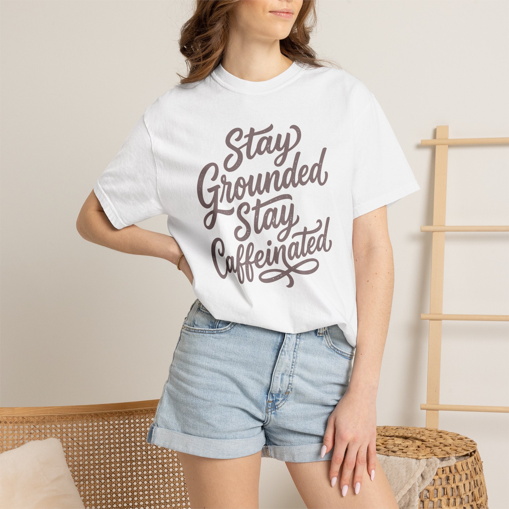 Stay Grounded Stay Caffeinated T-shirt