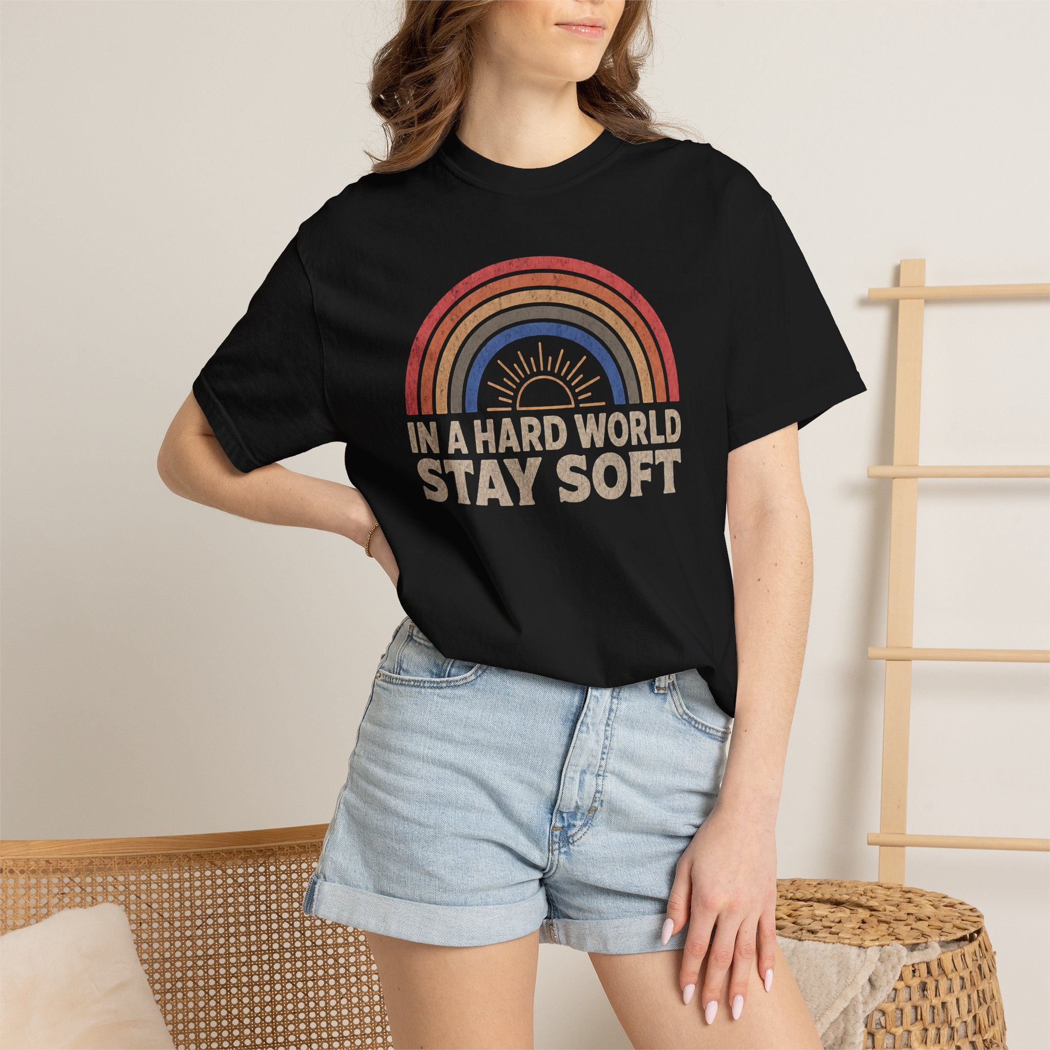 In A Hard World Stay Soft T-shirt
