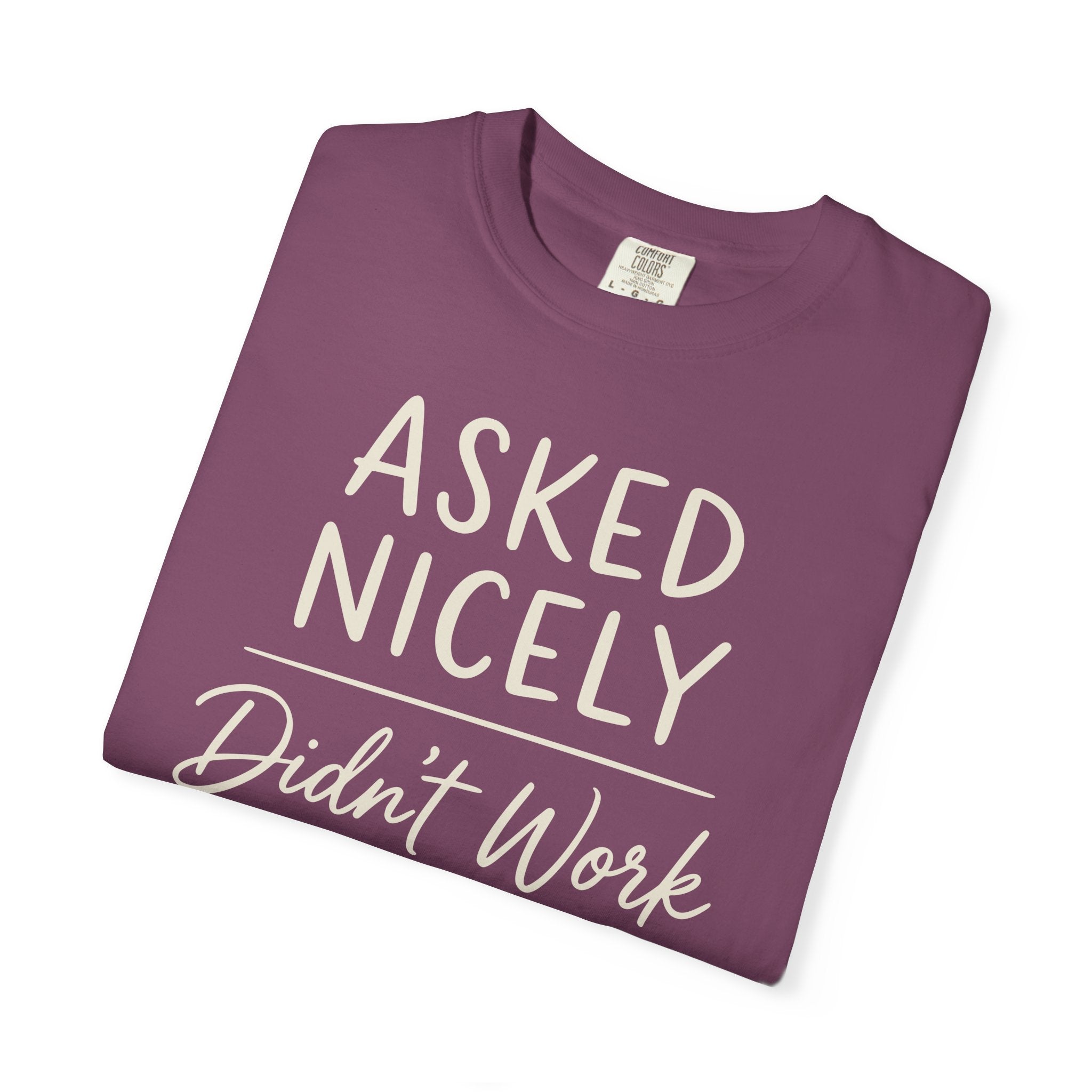 Asked Nicely Didn't Work T-shirt
