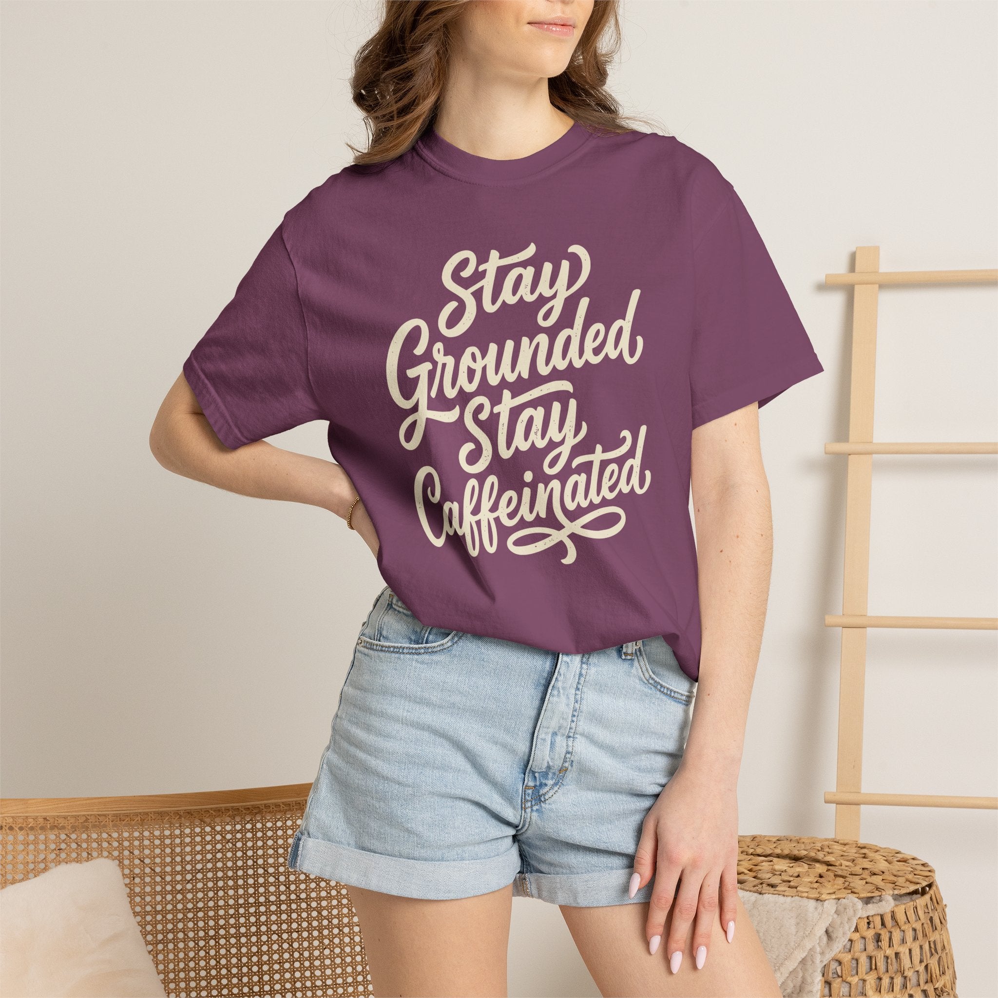 Stay Grounded Stay Caffeinated T-shirt
