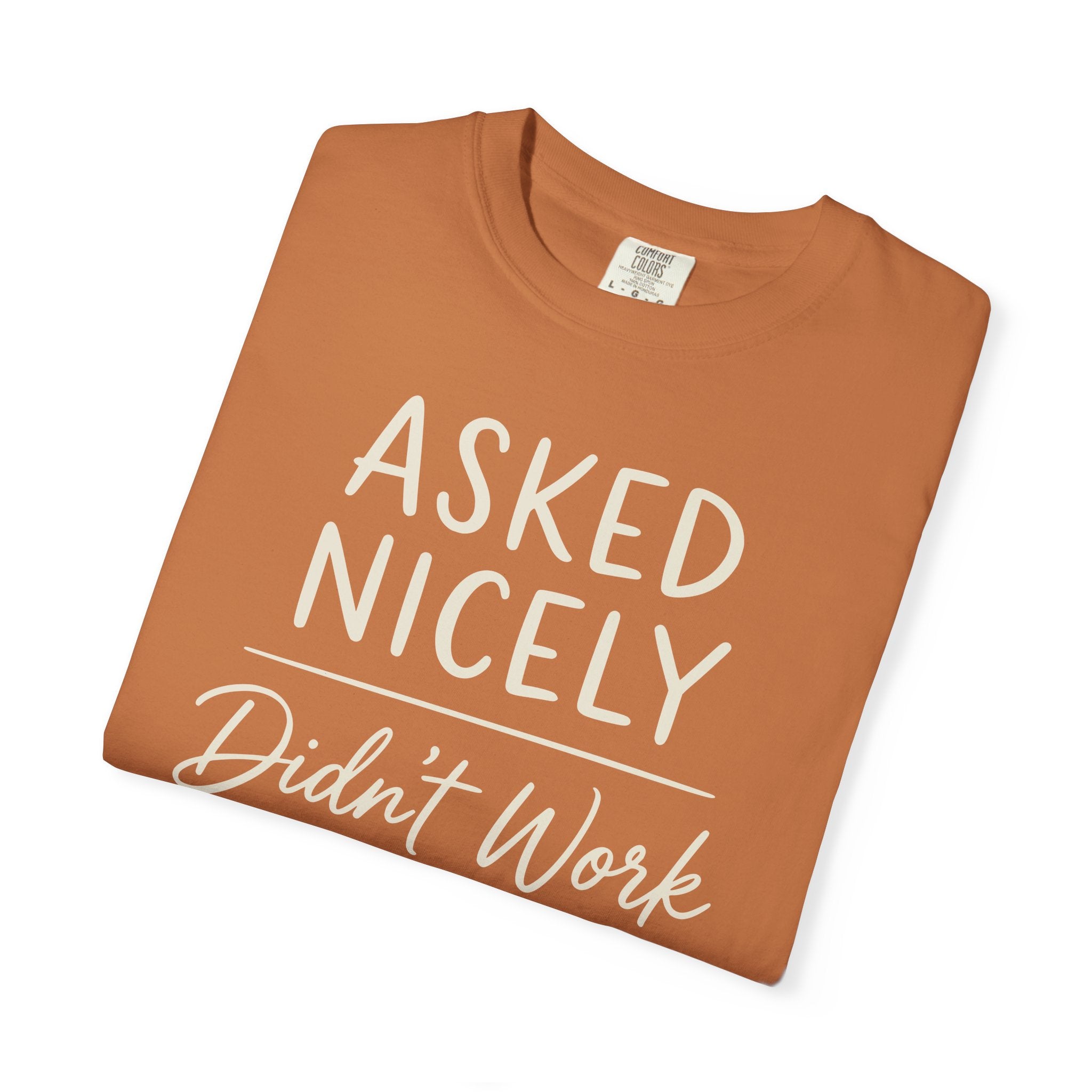 Asked Nicely Didn't Work T-shirt