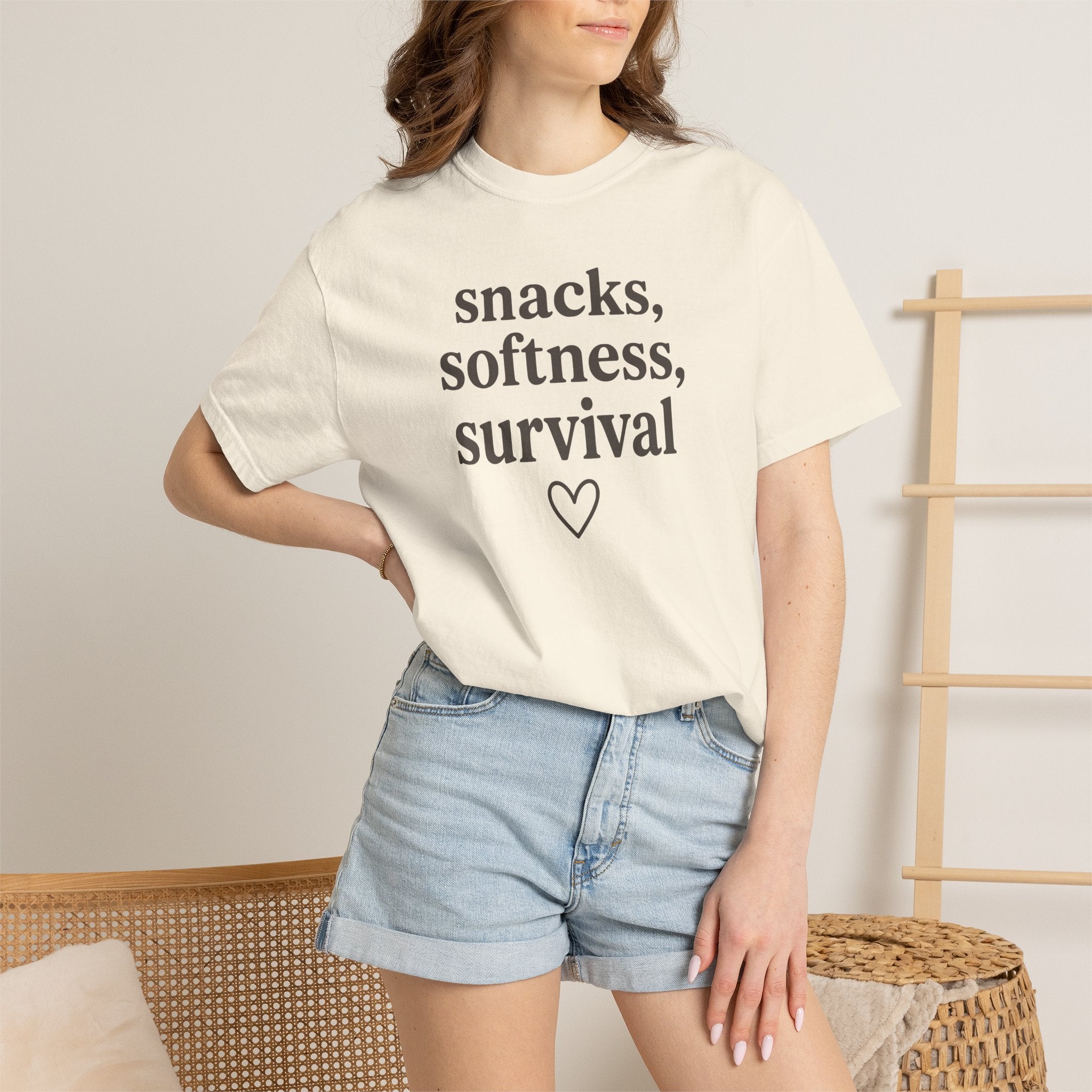Snacks Softness Survival T-shirt