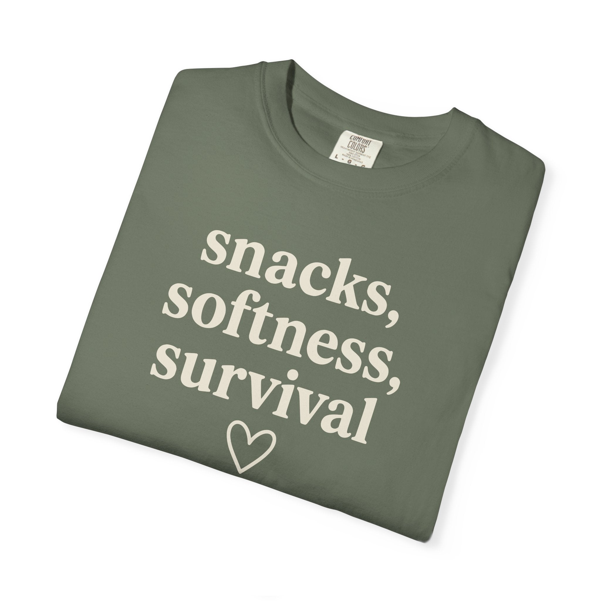 Snacks Softness Survival T-shirt