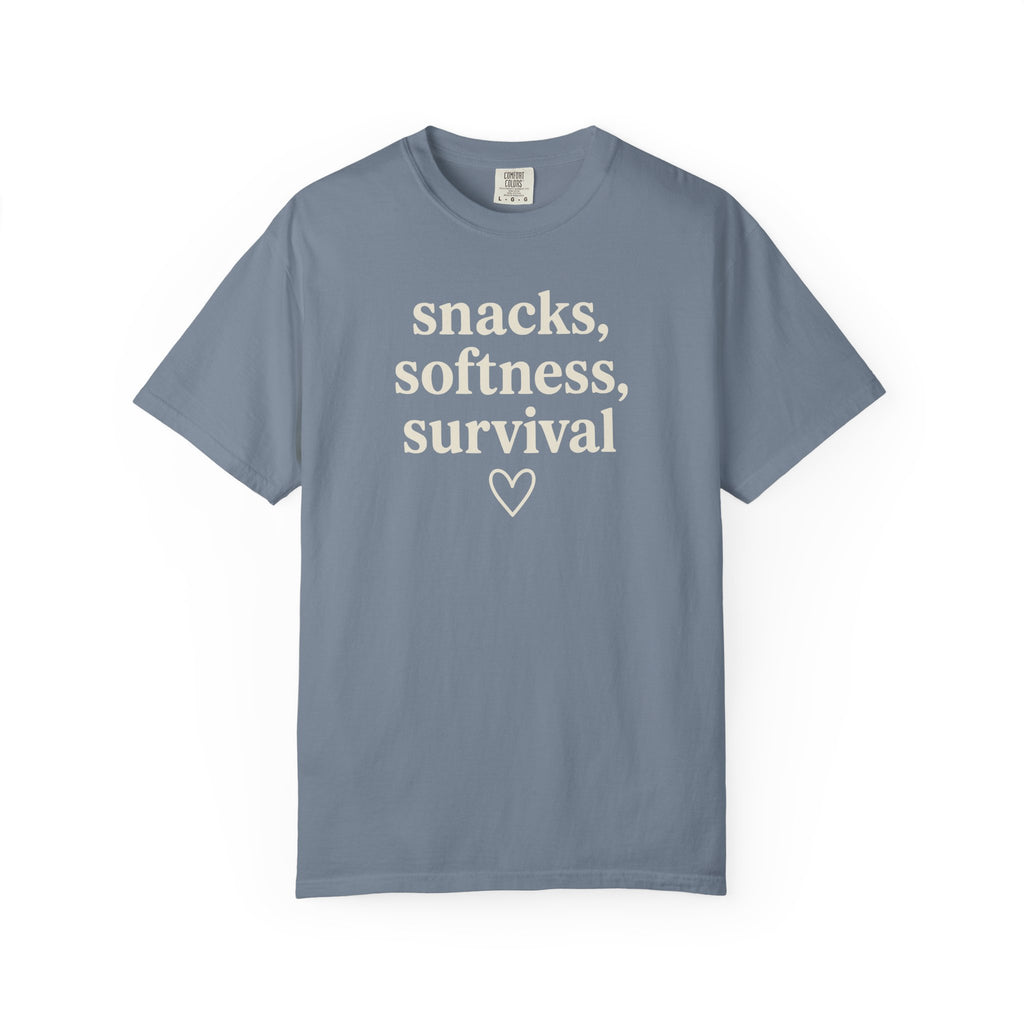 Snacks Softness Survival T-shirt