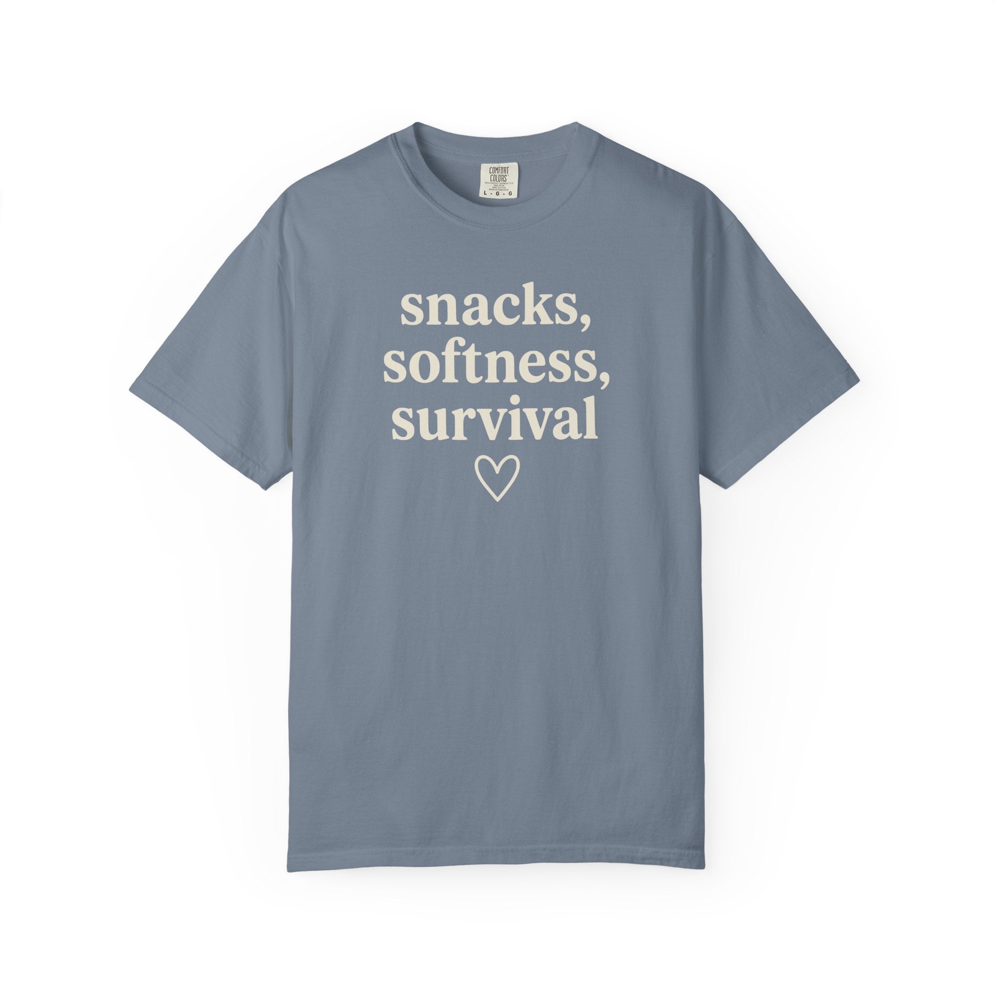 Snacks Softness Survival T-shirt