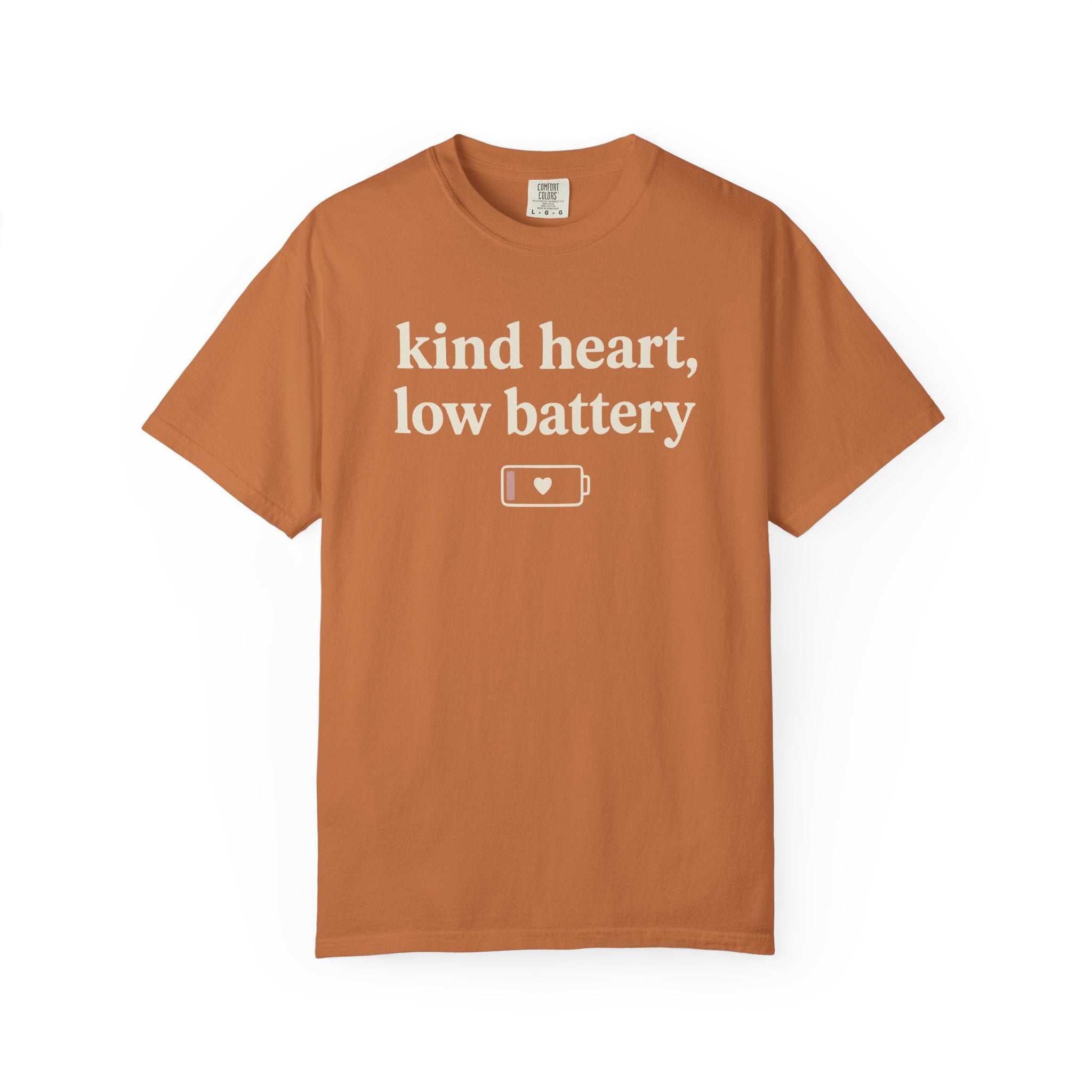 Kind Heart Low Battery T-shirt