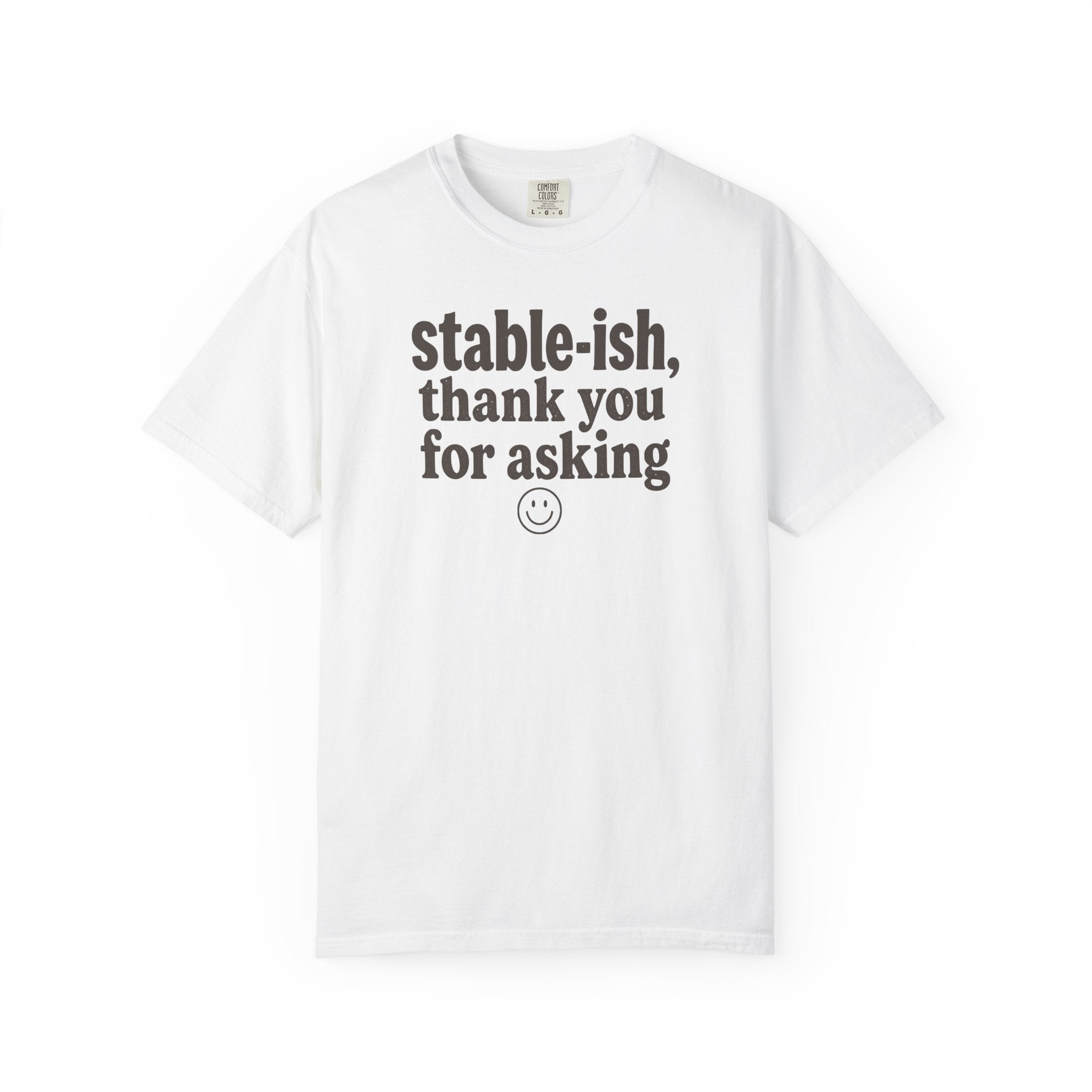 Stable-ish Thank You For Asking T-shirt