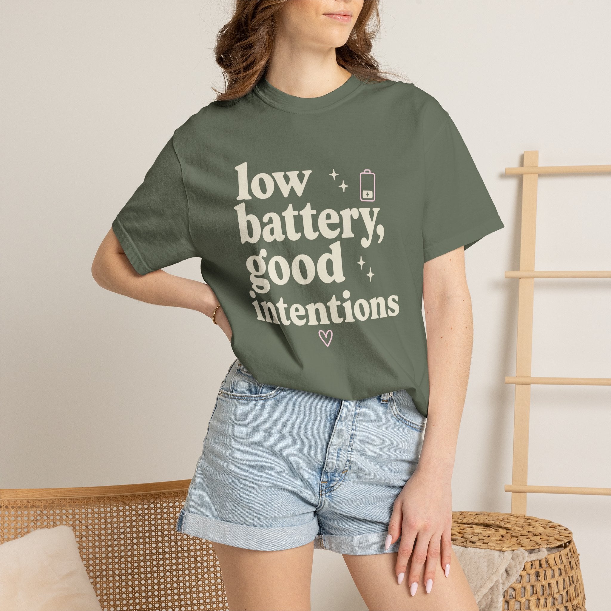 Low Battery Good Intentions T-shirt