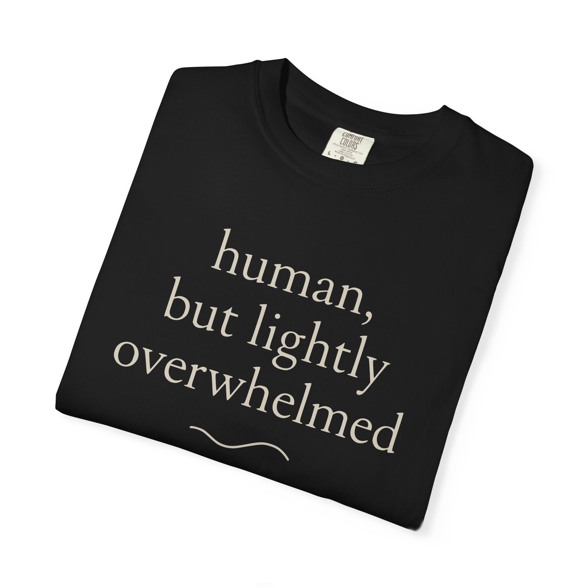 Human But Lightly Overwhelmed T-shirt