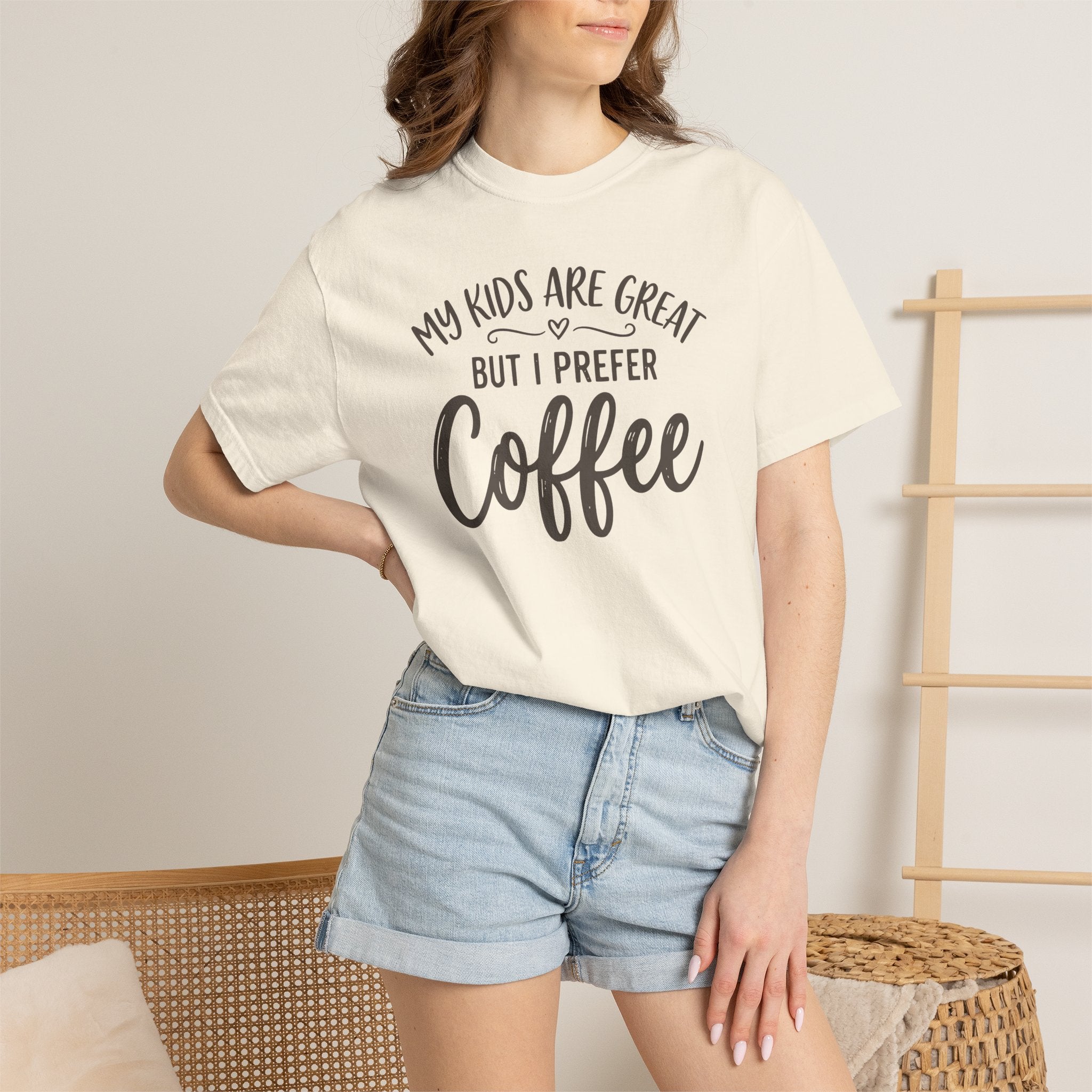 My Kids Are Great But I Prefer Coffee T-shirt