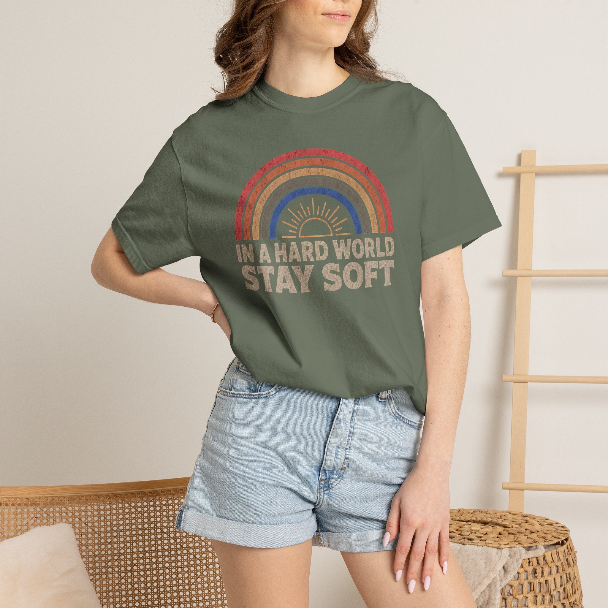 In A Hard World Stay Soft T-shirt