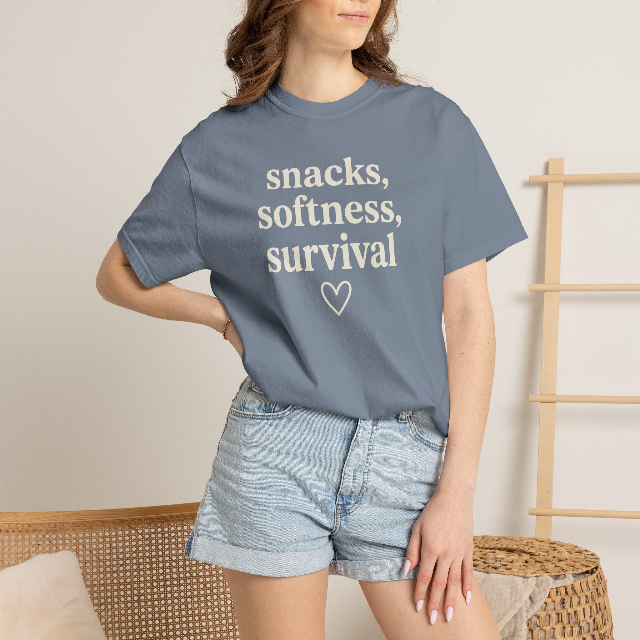 Snacks Softness Survival T-shirt