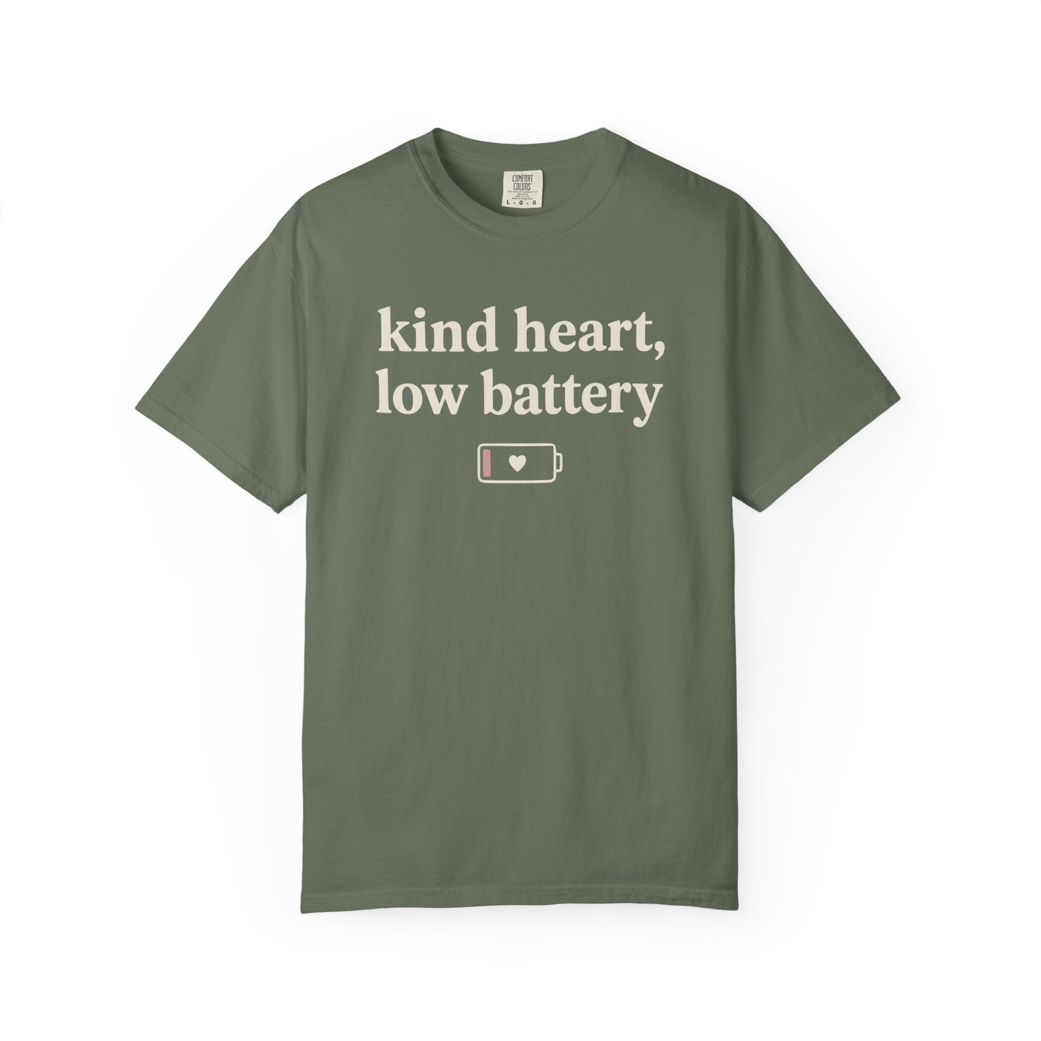 Kind Heart Low Battery T-shirt