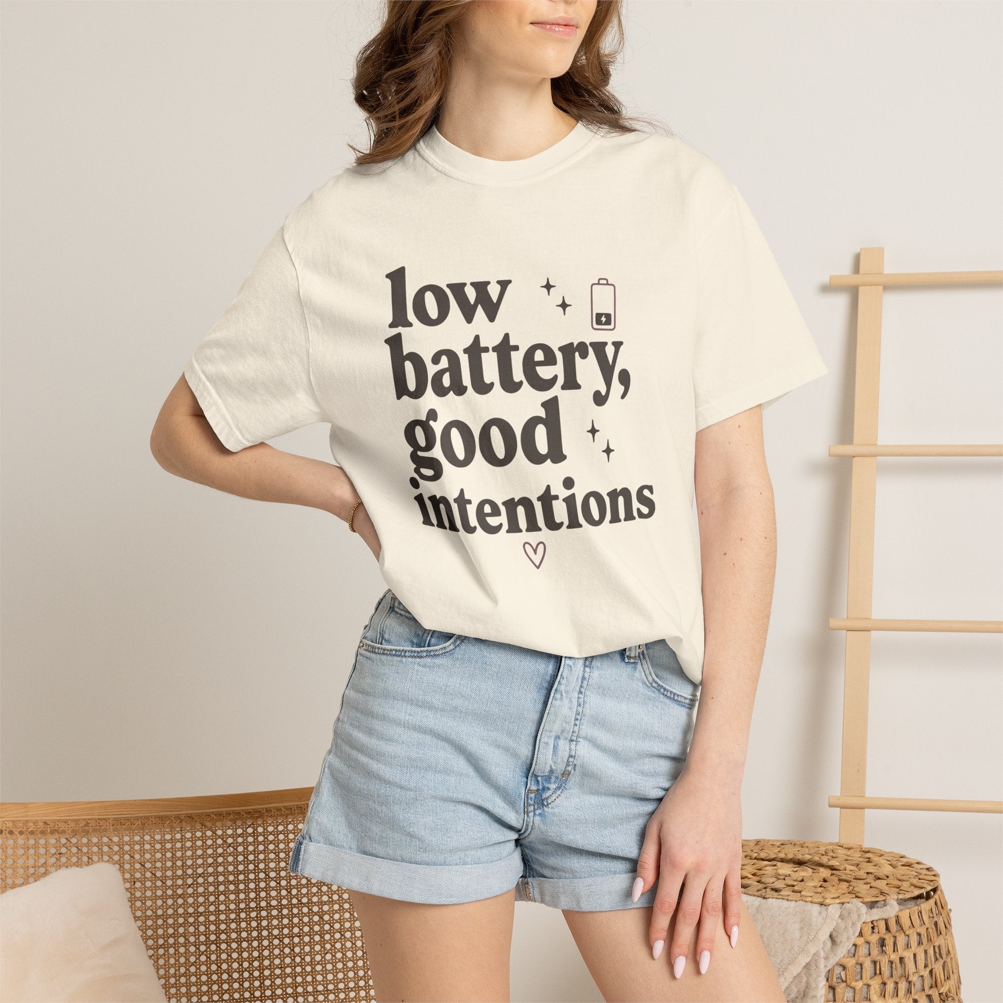 Low Battery Good Intentions T-shirt