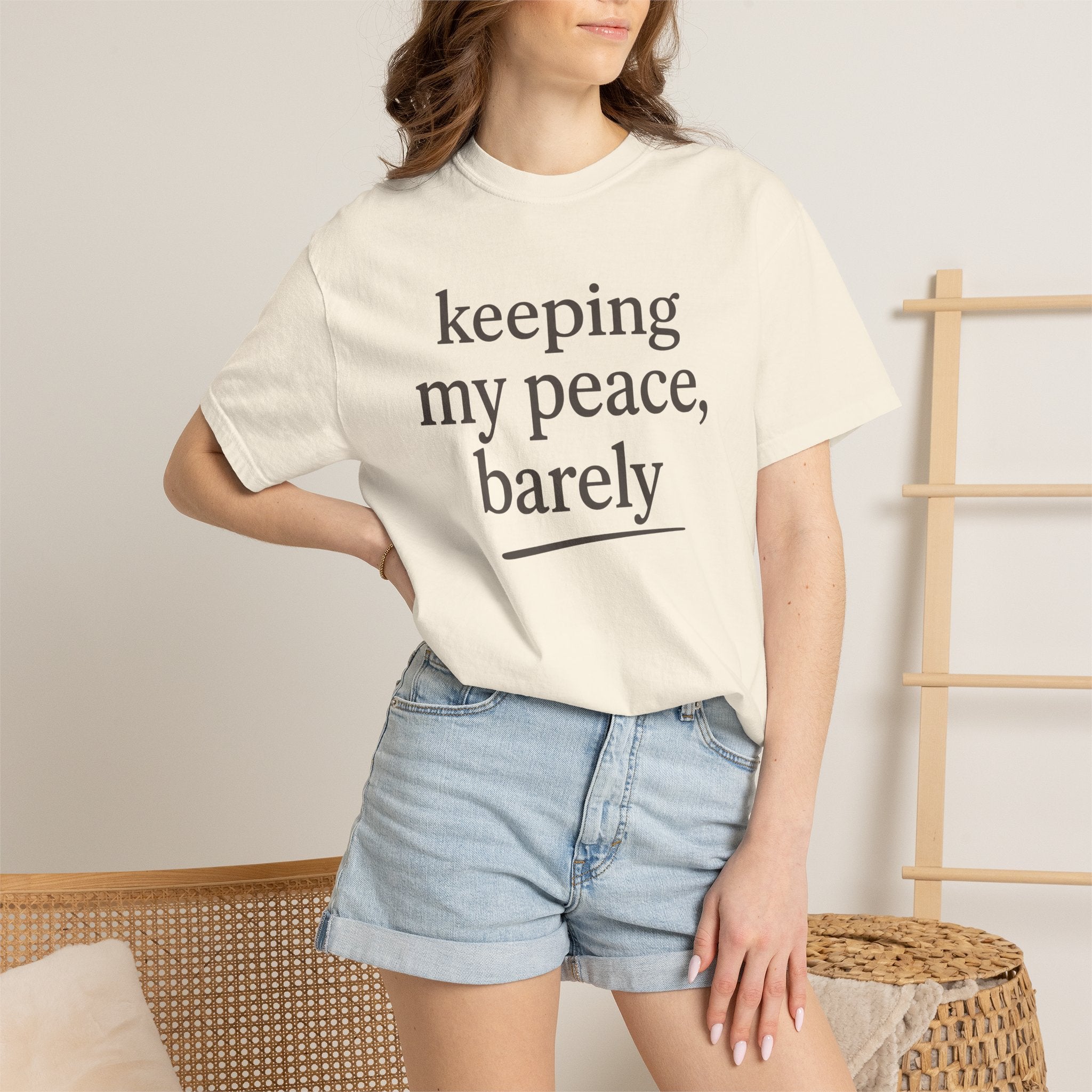 Keeping My Peace Barely T-shirt