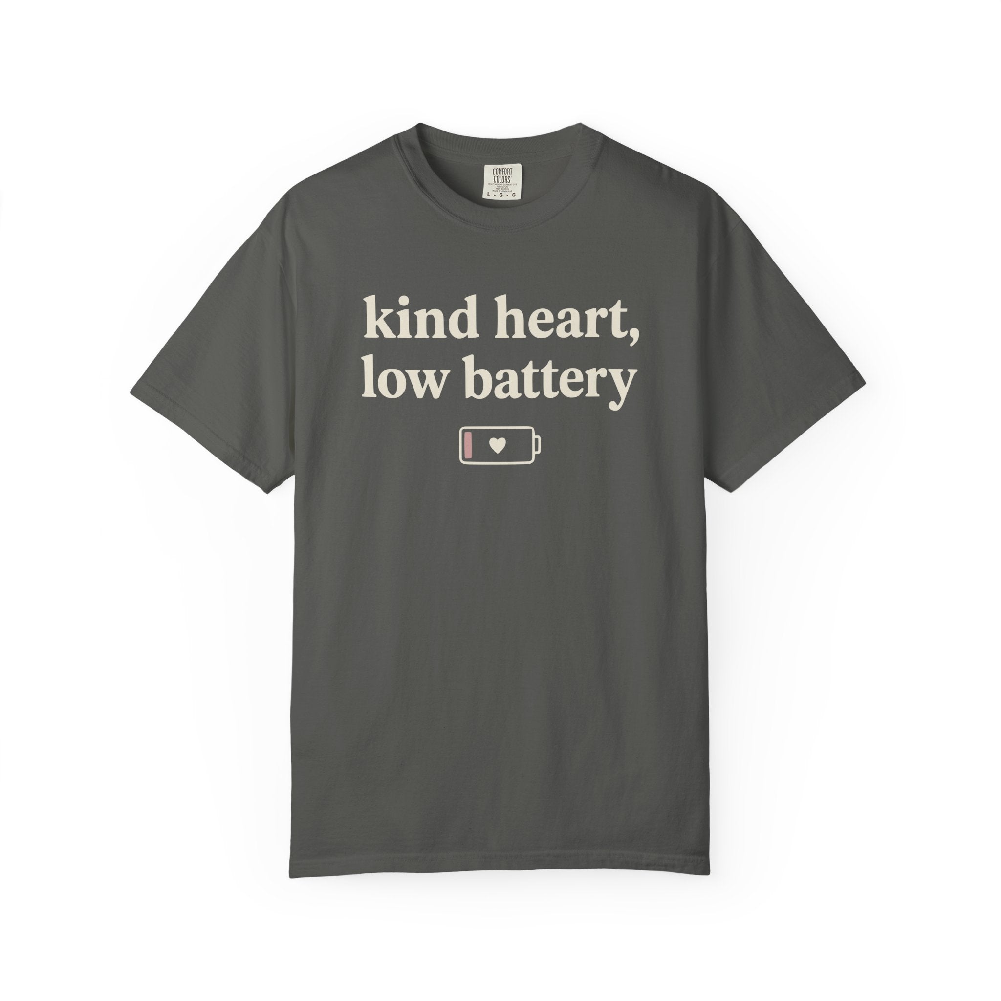 Kind Heart Low Battery T-shirt
