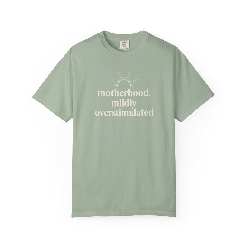 Motherhood Mildly Overstimulated T-shirt