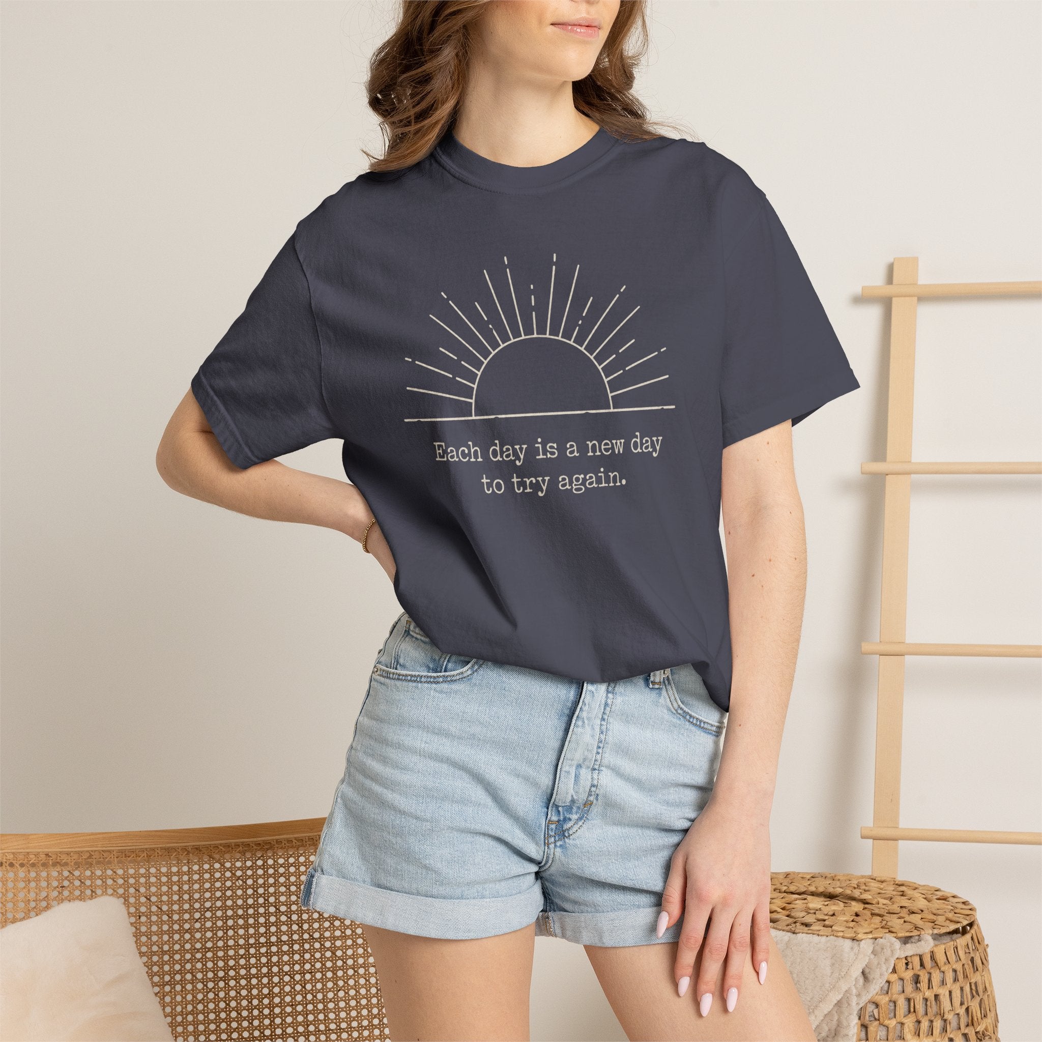 Each Day Is A New Day To Try Again T-shirt