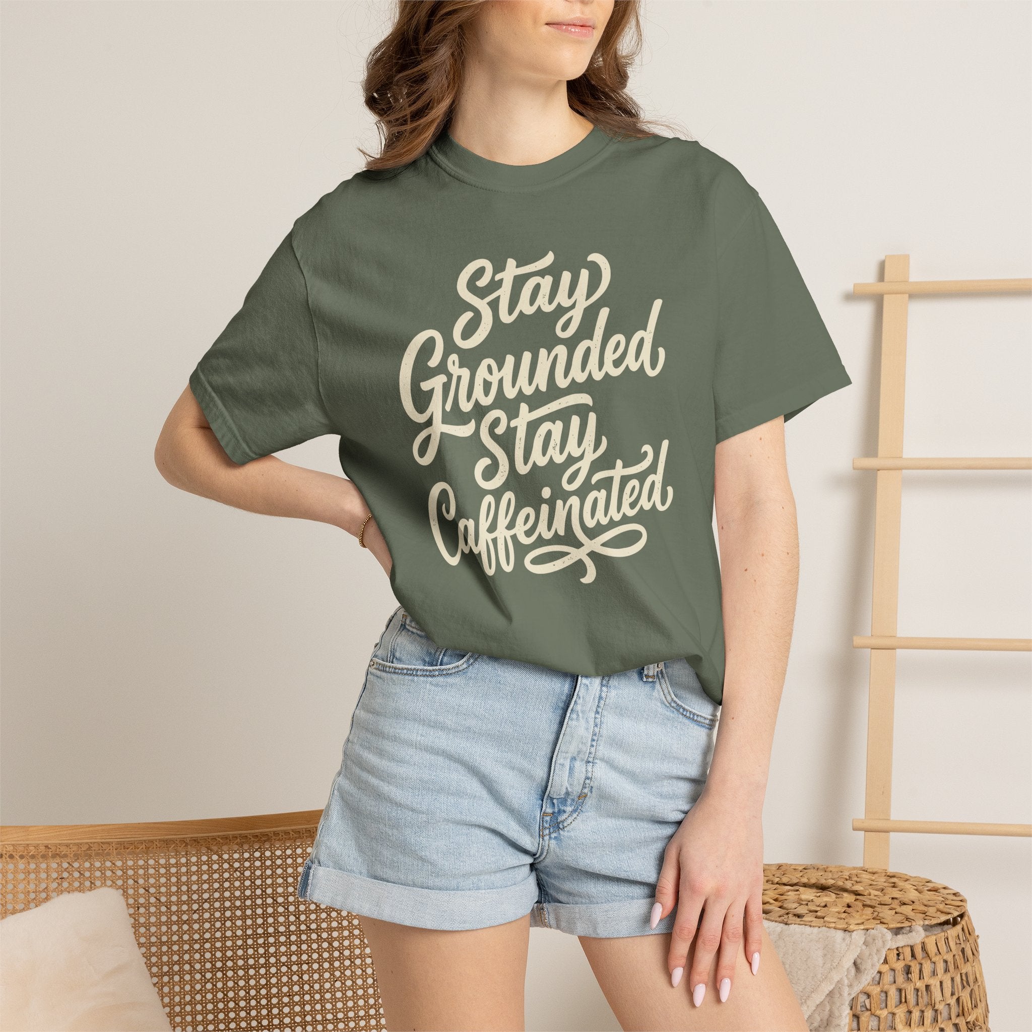 Stay Grounded Stay Caffeinated T-shirt