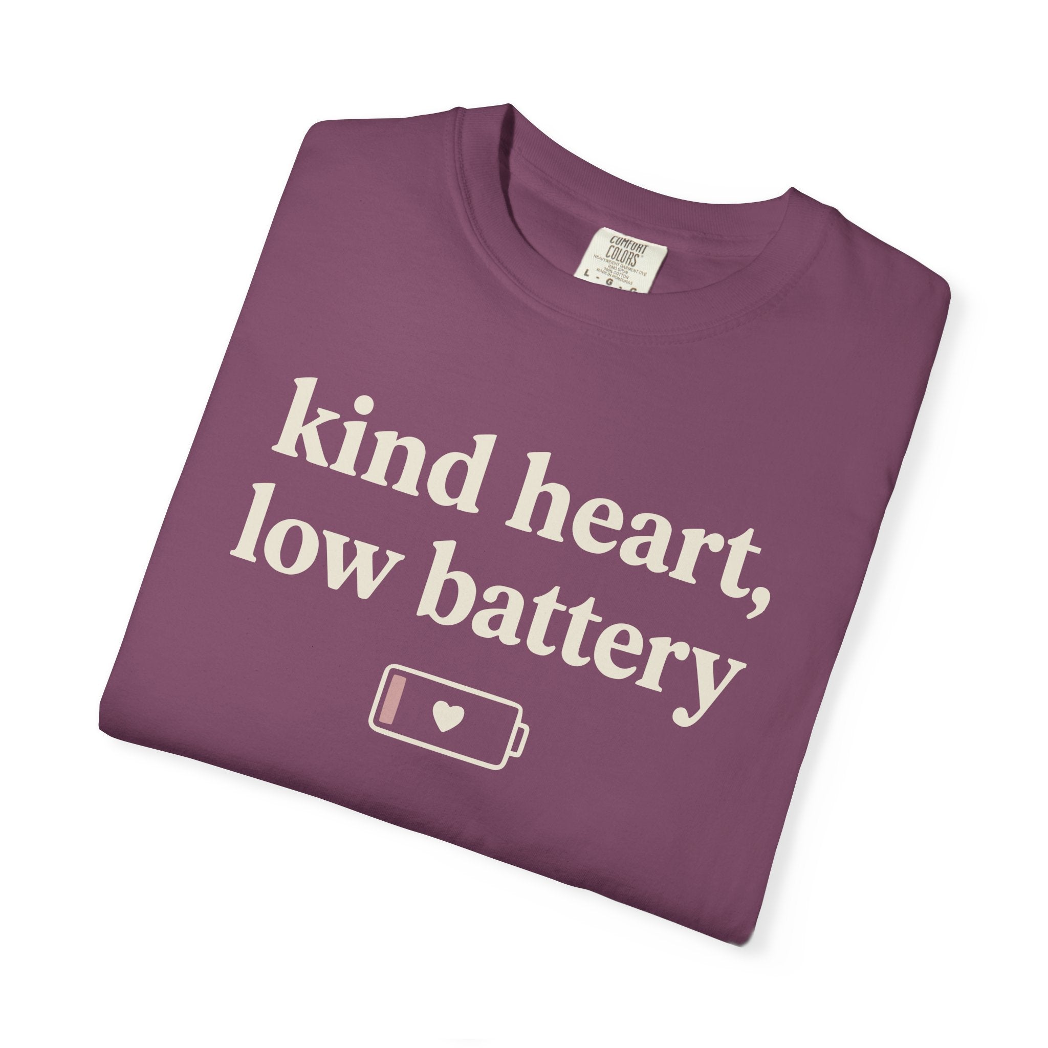 Kind Heart Low Battery T-shirt