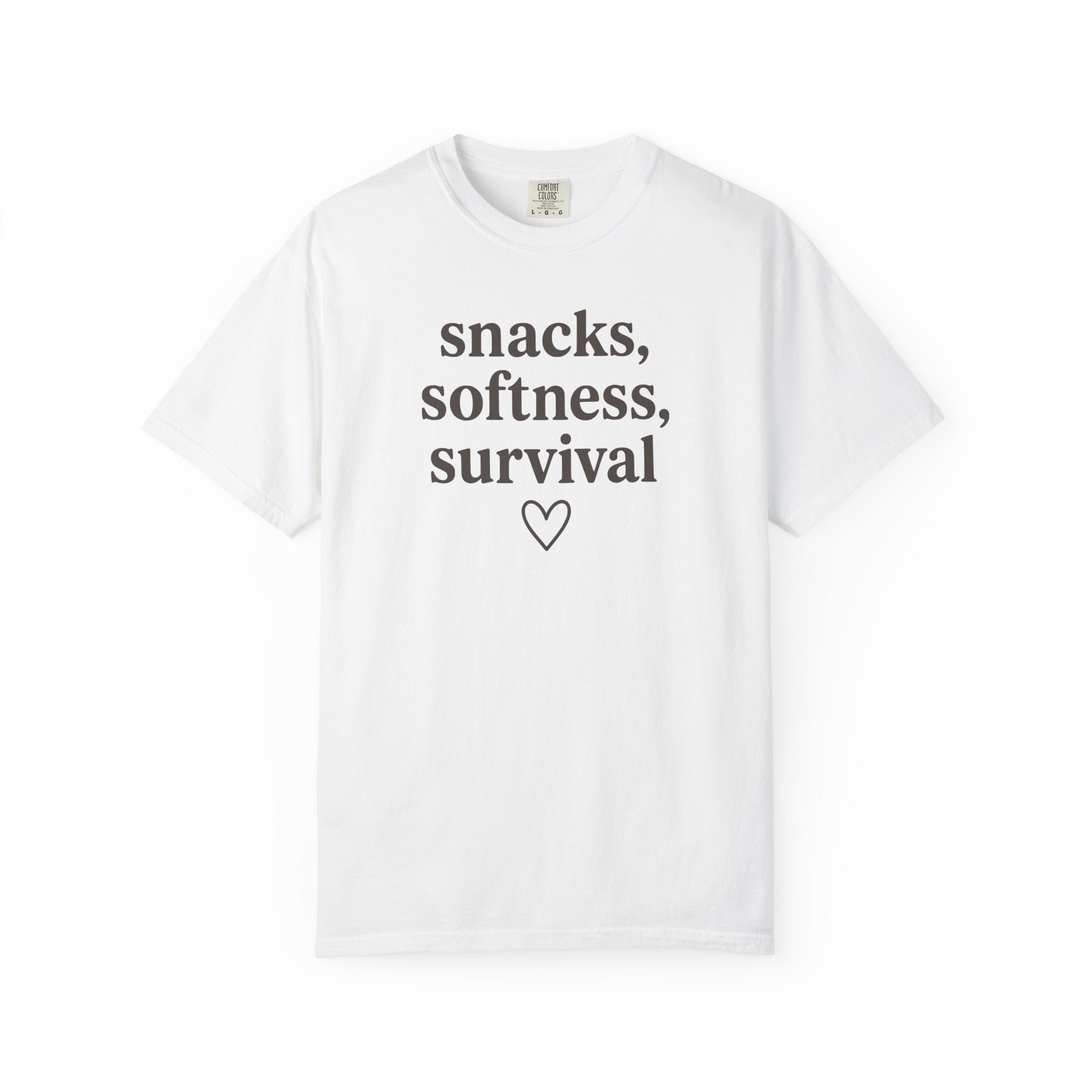 Snacks Softness Survival T-shirt