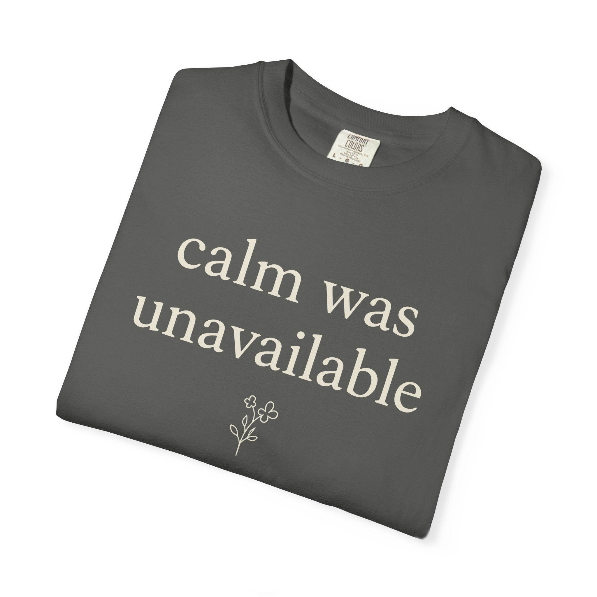 Calm Was Unavailable T-shirt