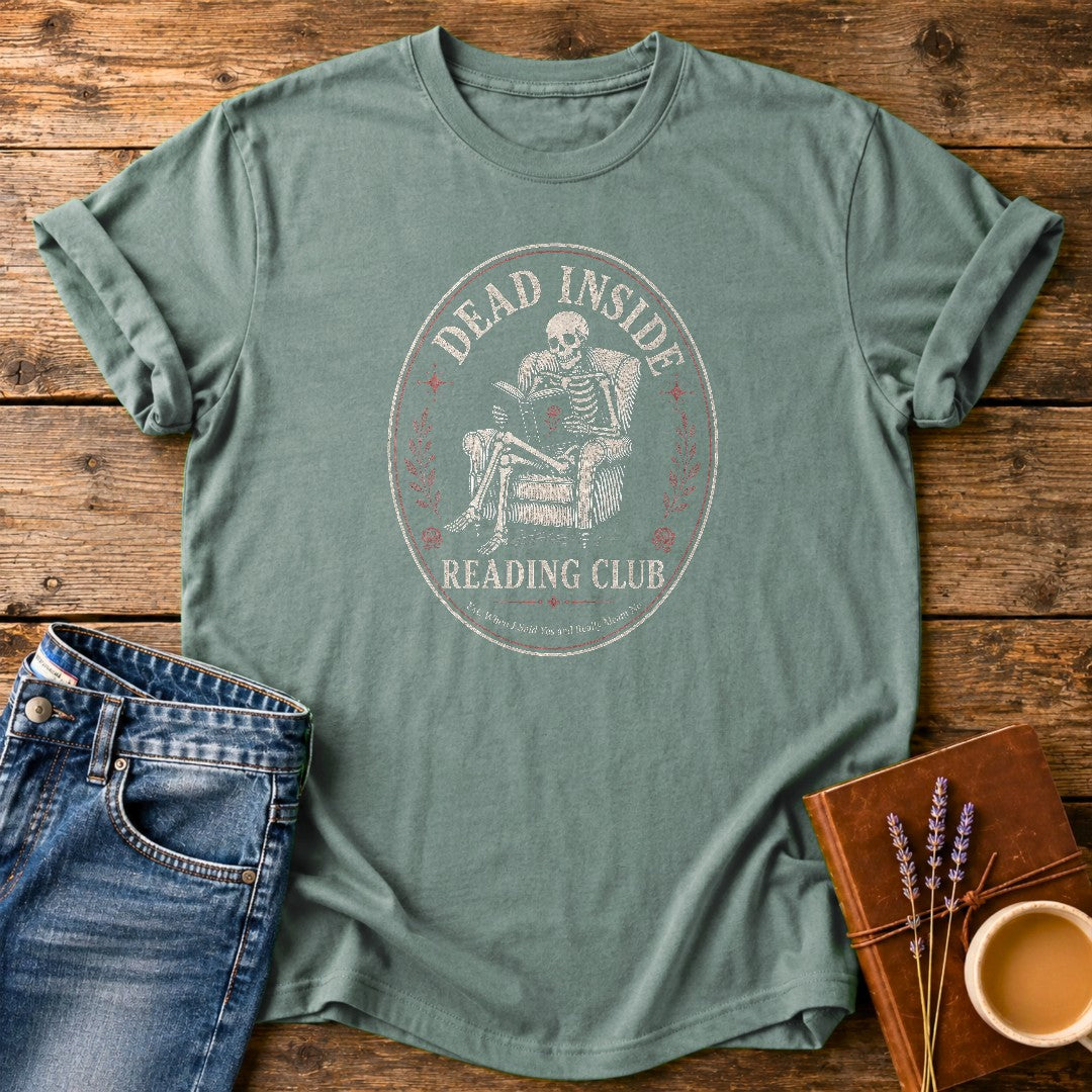 Dead Inside Reading Club — Bay garment-dyed tee