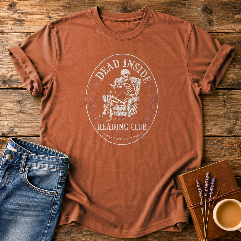 Dead Inside Reading Club — Yam garment-dyed tee