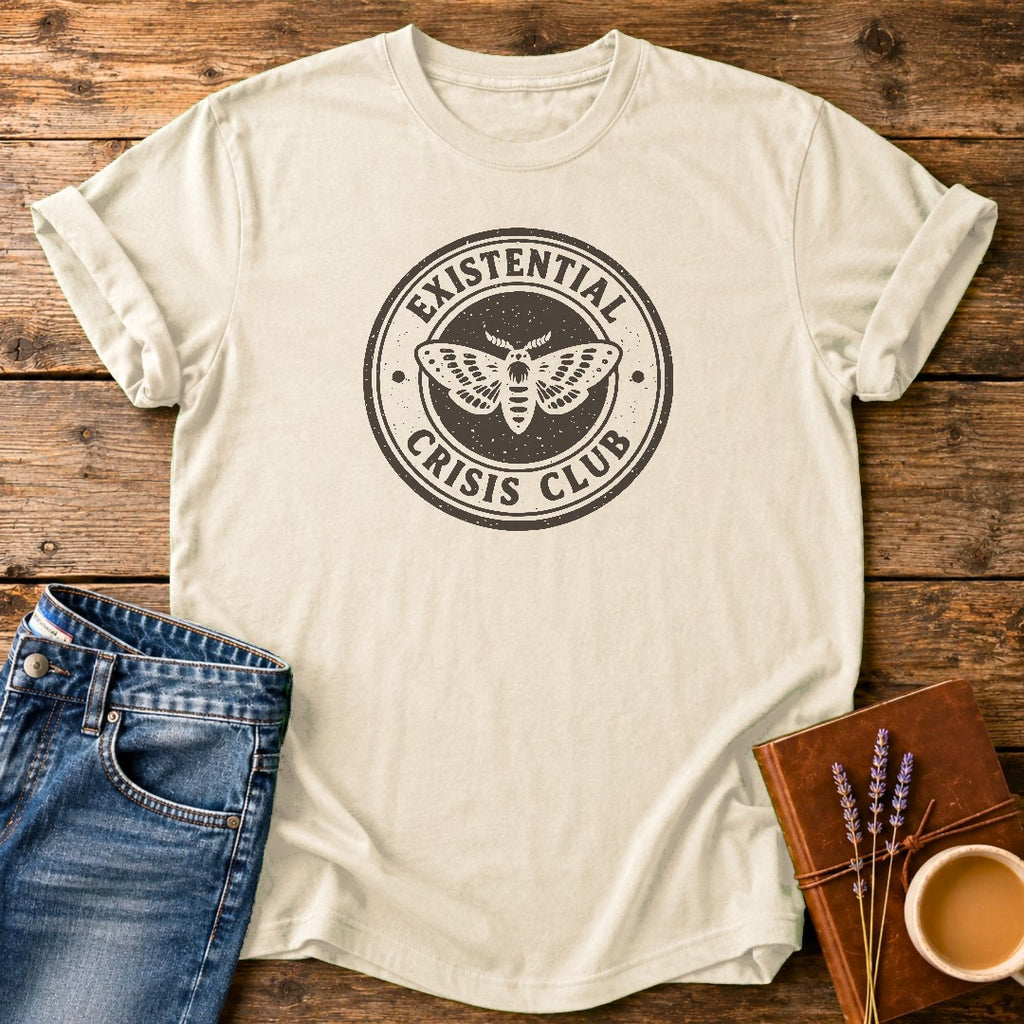 Existential Crisis Club — Ivory garment-dyed tee