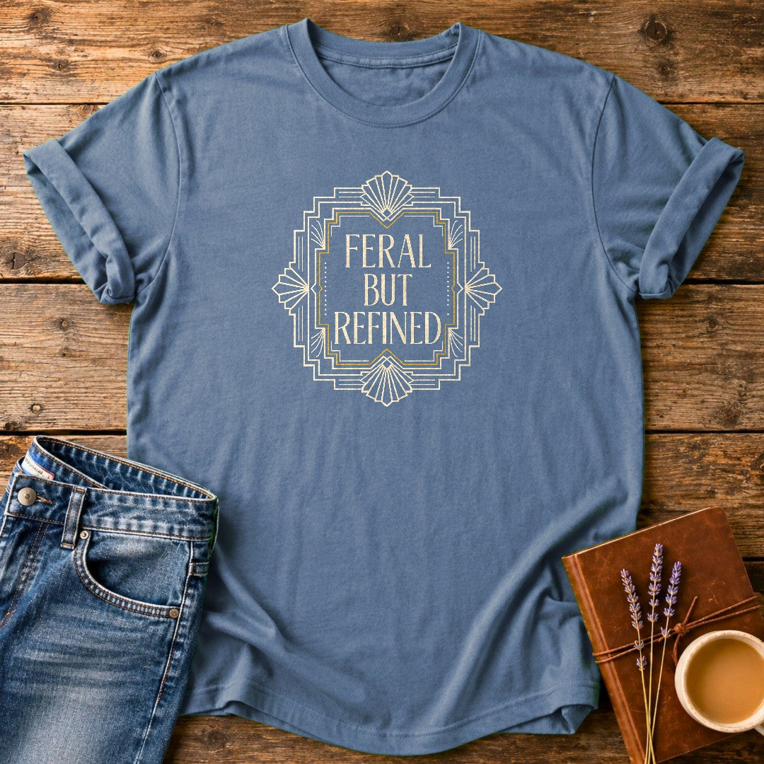 Feral But Refined — Blue Jean garment-dyed tee