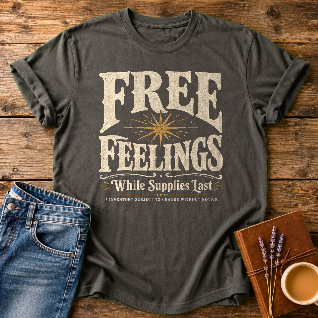 Free Feelings While Supplies Last — Pepper garment-dyed tee