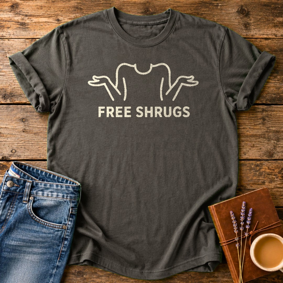 Free Shrugs — Pepper garment-dyed tee