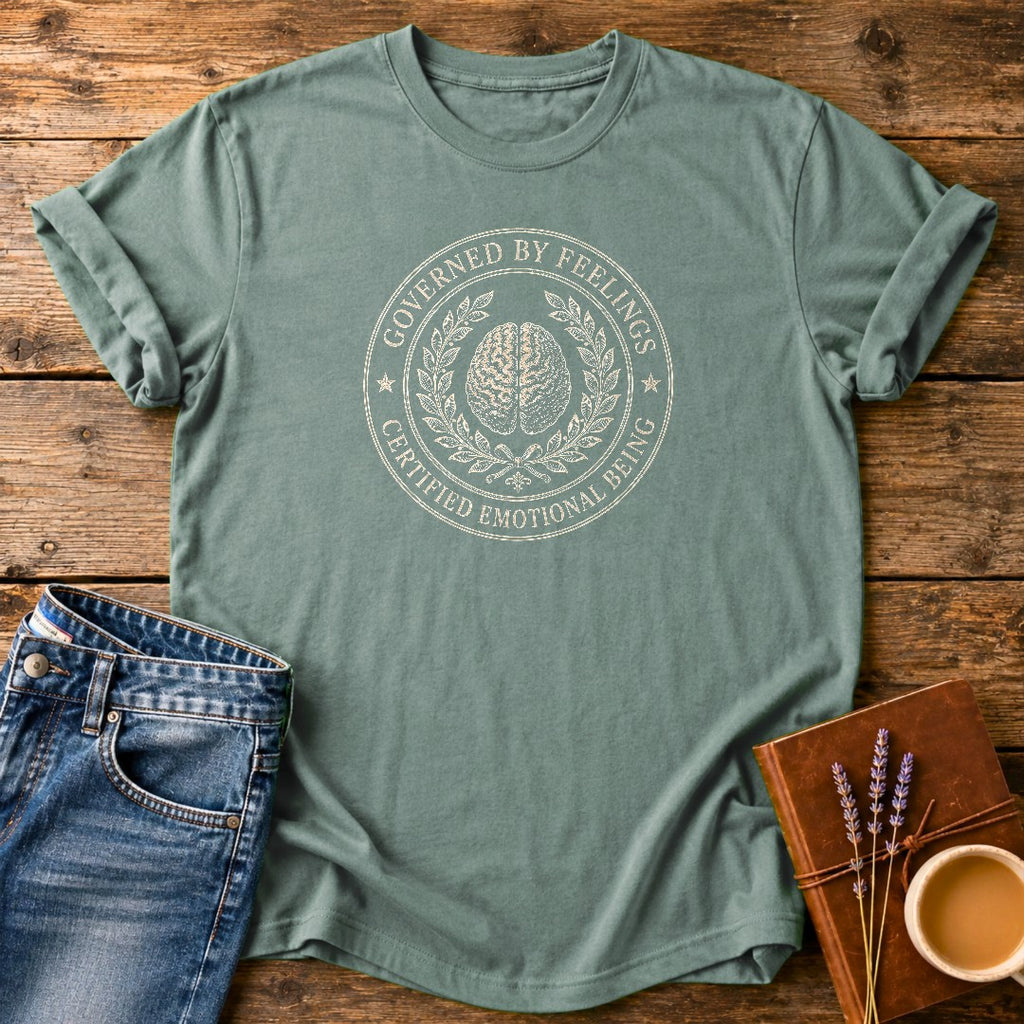 Governed By Feelings — Bay garment-dyed tee